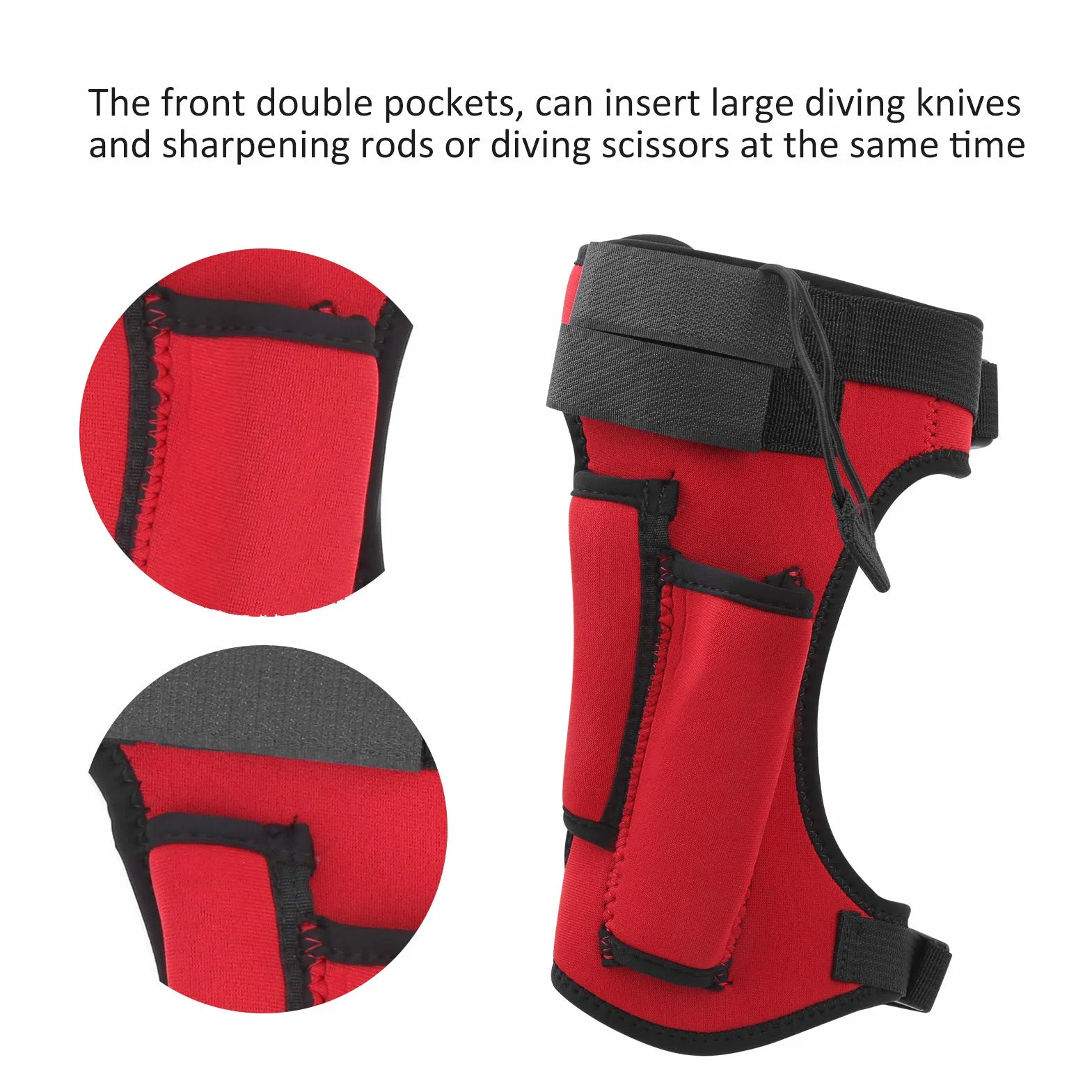 Tbest Couteau De P, Couteau De Plée,Couteau De Plée,loppe De Jambe pour Couteau De Plée,Gaine en Néoprène pour Couteau