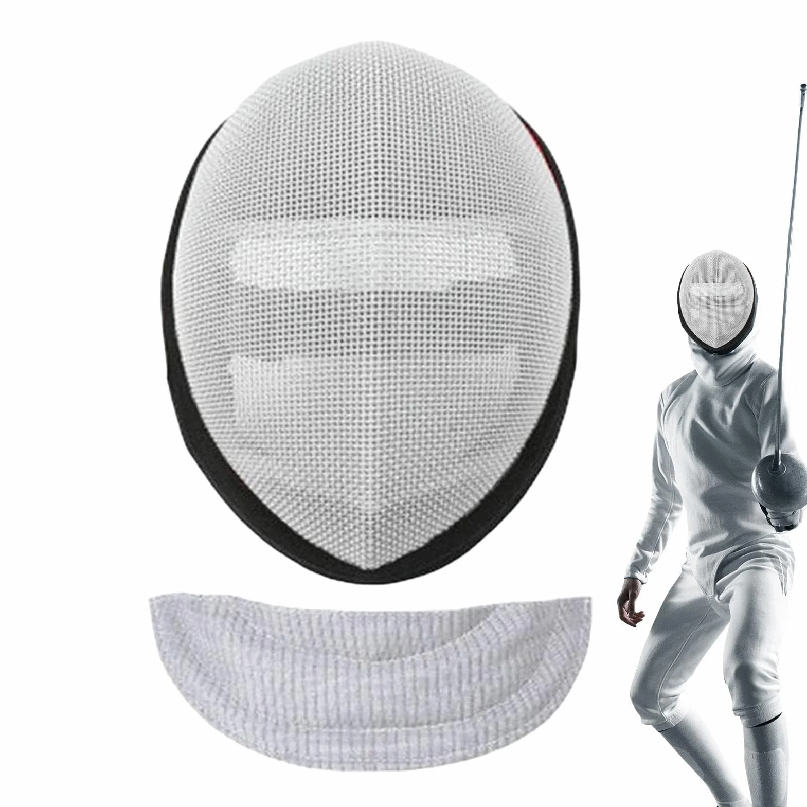 Casque d'Escrime - Masque Sûr, Équipement Solide et Respirant pour les Athlètes