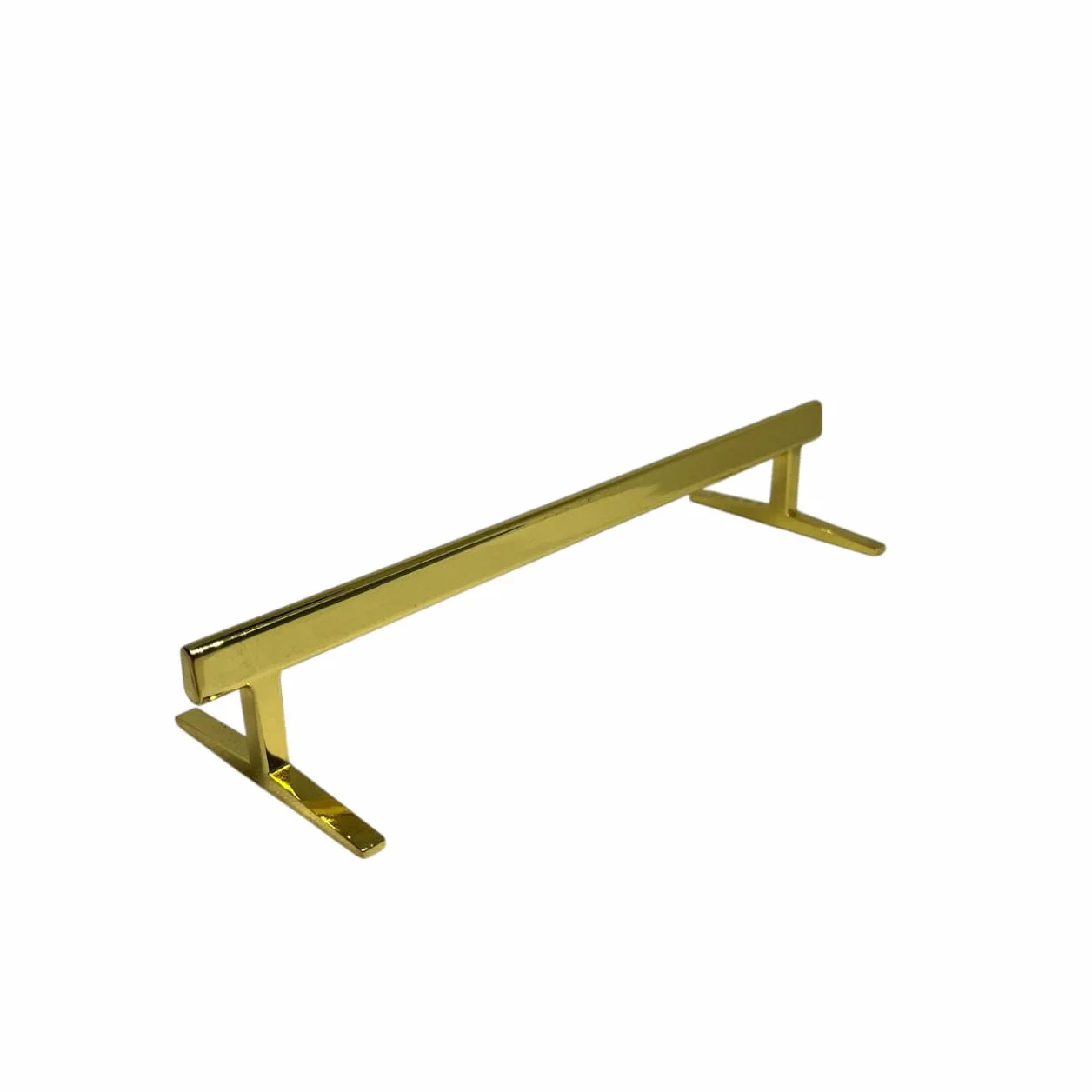 LEEFAI Mini barre de touche Pro en métal pour vos rampes et parc, 20,6 x 6,9 x 3,8 cm – Les meilleurs obstacles pour la touche – Couleur (doré)