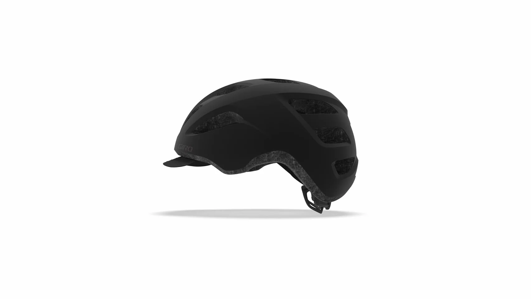 Giro Unisexe Adulte Cormick Casque Urbain - Noir Mat/Bleu foncé, Unisize 54-61cm
