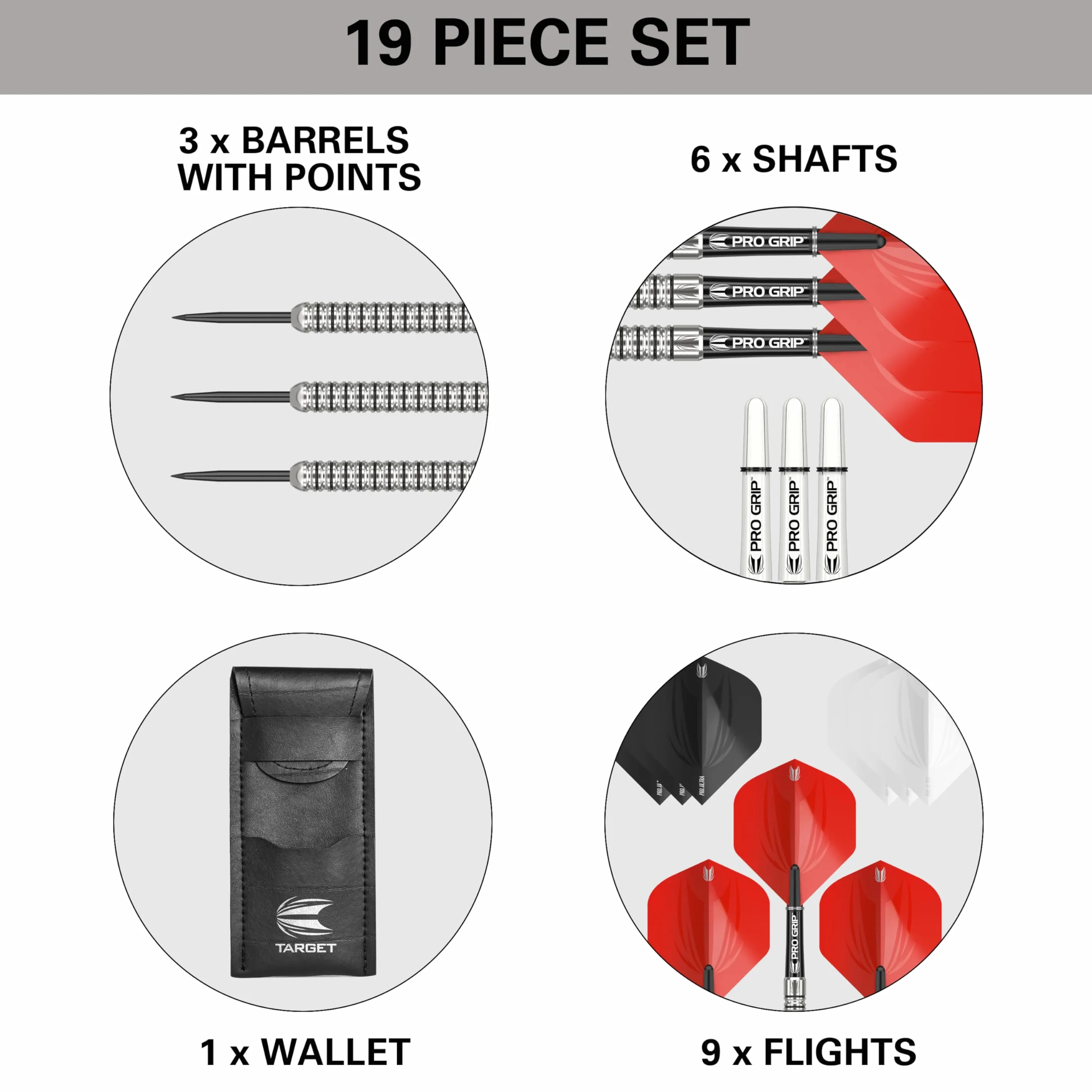 Target Darts Artemis Tungstène Pointe en Acier Fléchettes Set 21-26G