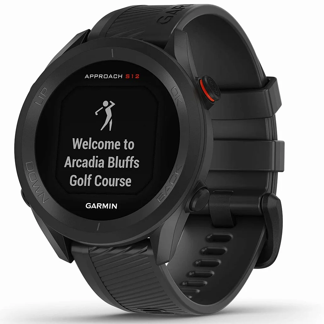 Garmin Approach S12 43 mm MIP Noir GPS (Satellite)