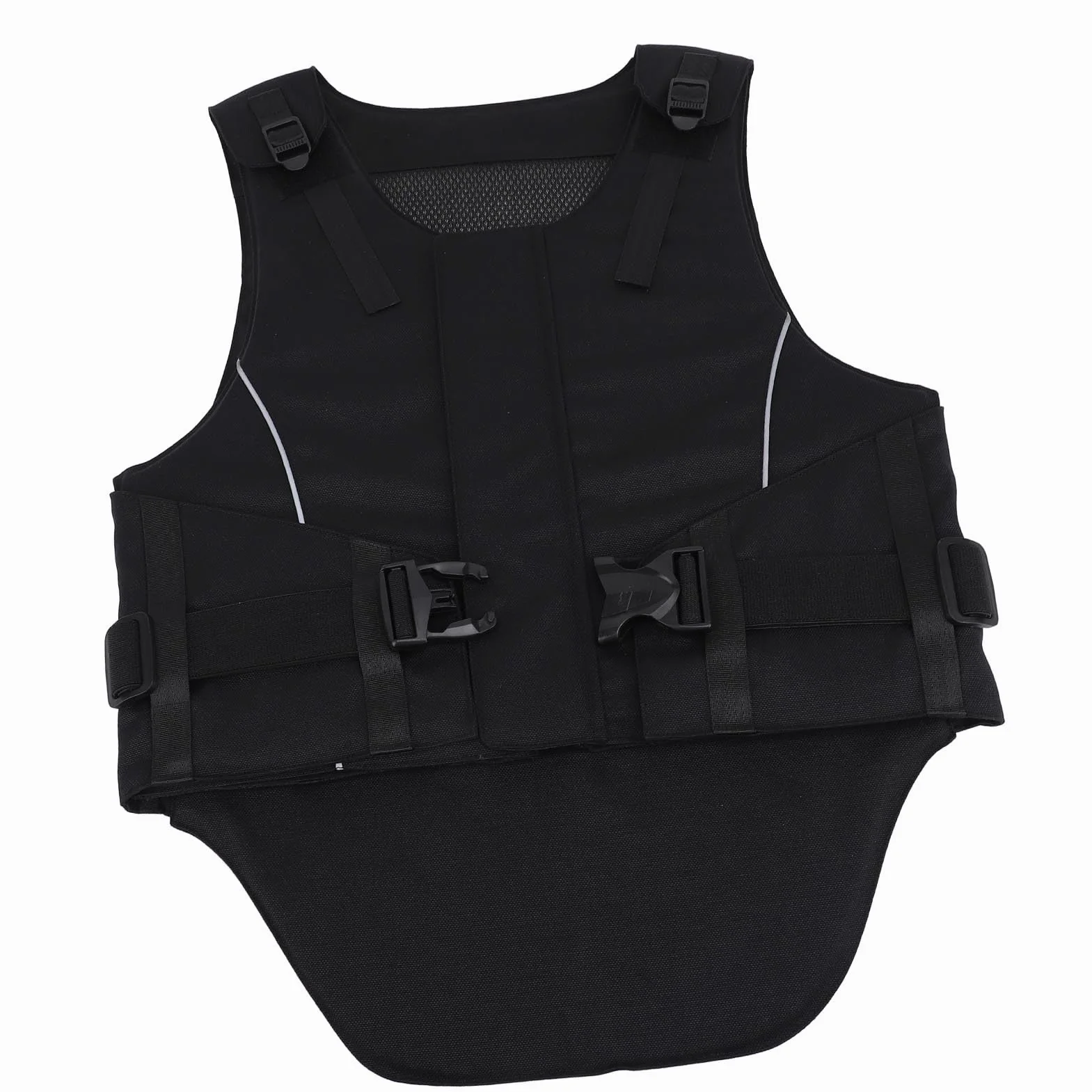 Tbest Gilet équestre rembourré en mousse de sécurité absorbant les chocs pour l'équitation, les courses en plein air