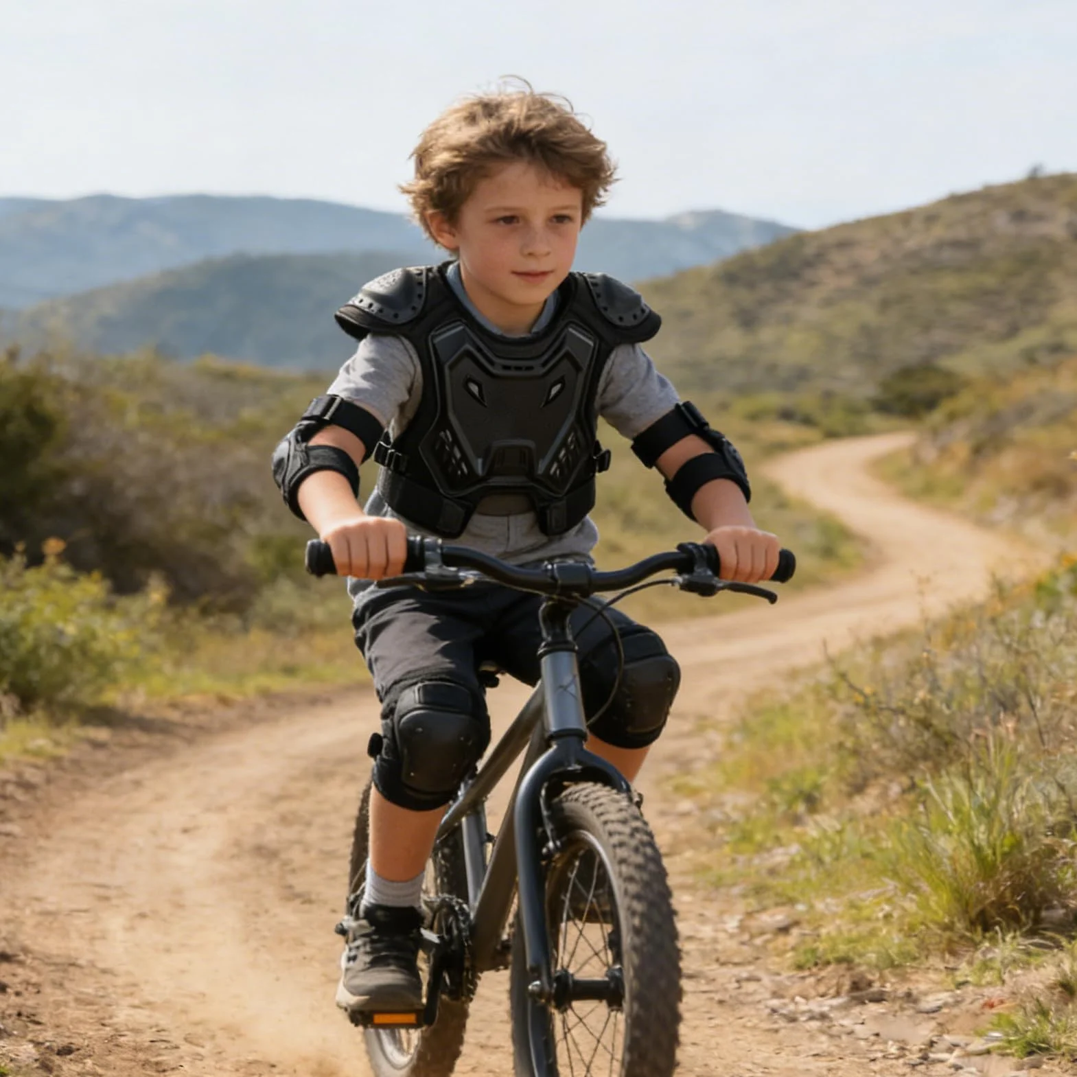 Équipement de moto pour enfants Protection de poitrine VTT Cyclisme pour course motocross snowboard