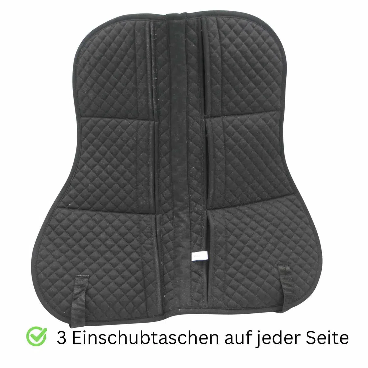 AMKA Coussin correcteur de selle 6-1 avec 6 poches + 18 coussins, tapis de selle pour ajustement de la selle