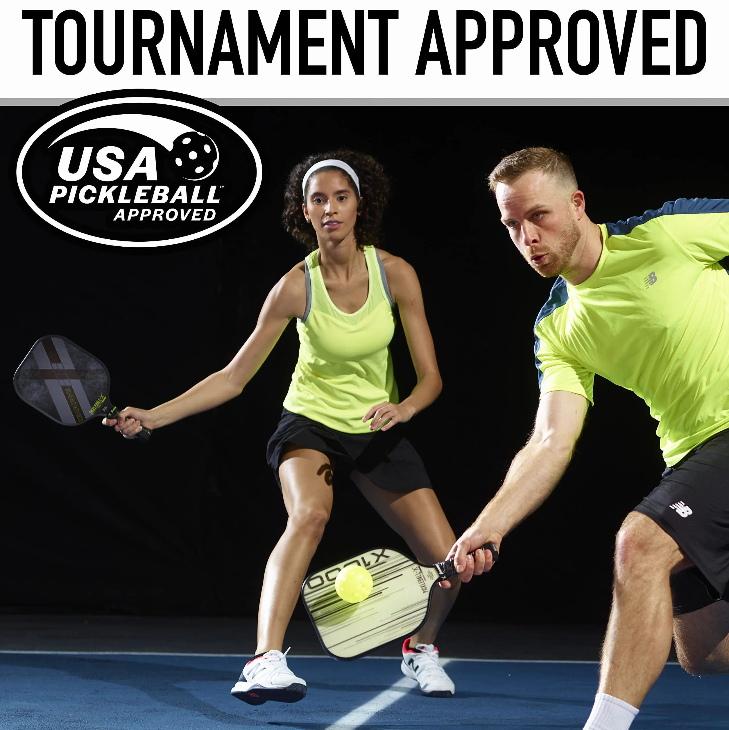 Franklin Sports X-26 Balles de Pickleball - Lot de 3 d'Intérieur, 12 d'Intérieur et 100 de Tournoi Approuvées par USA Pickleball (USAPA)