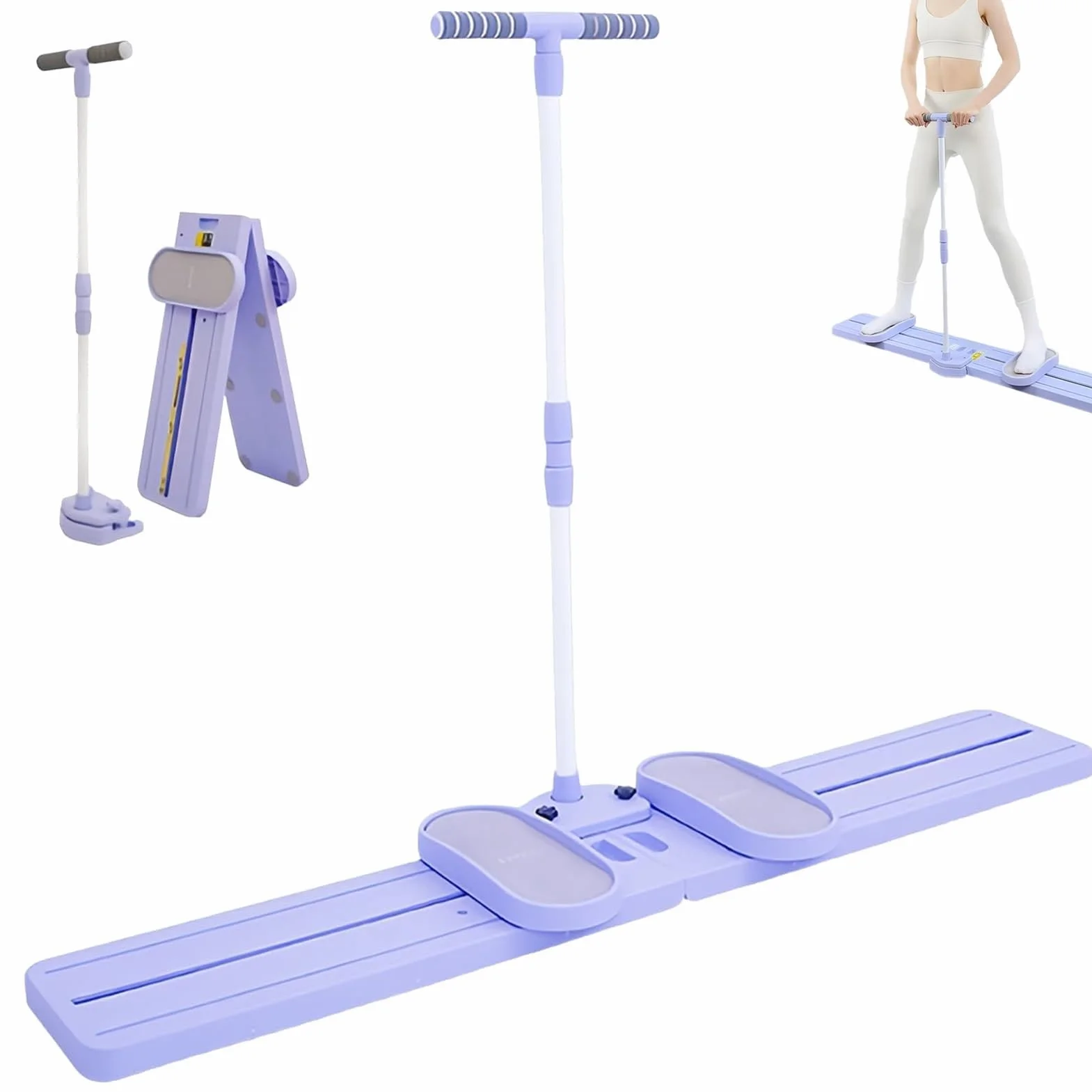 Machine à ski d'entraînement du plancher pelvien, machine d'entraînement de ski en intérieur, appareil d'entraînement de renforcement musculaire du plancher pelvien for femmes, machine à jambes, corps