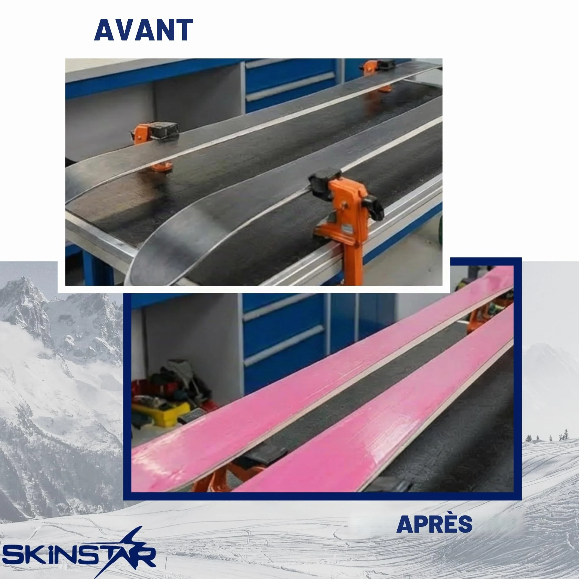 Skinstar Starter Ski Set de cire, fer, brosse à cire