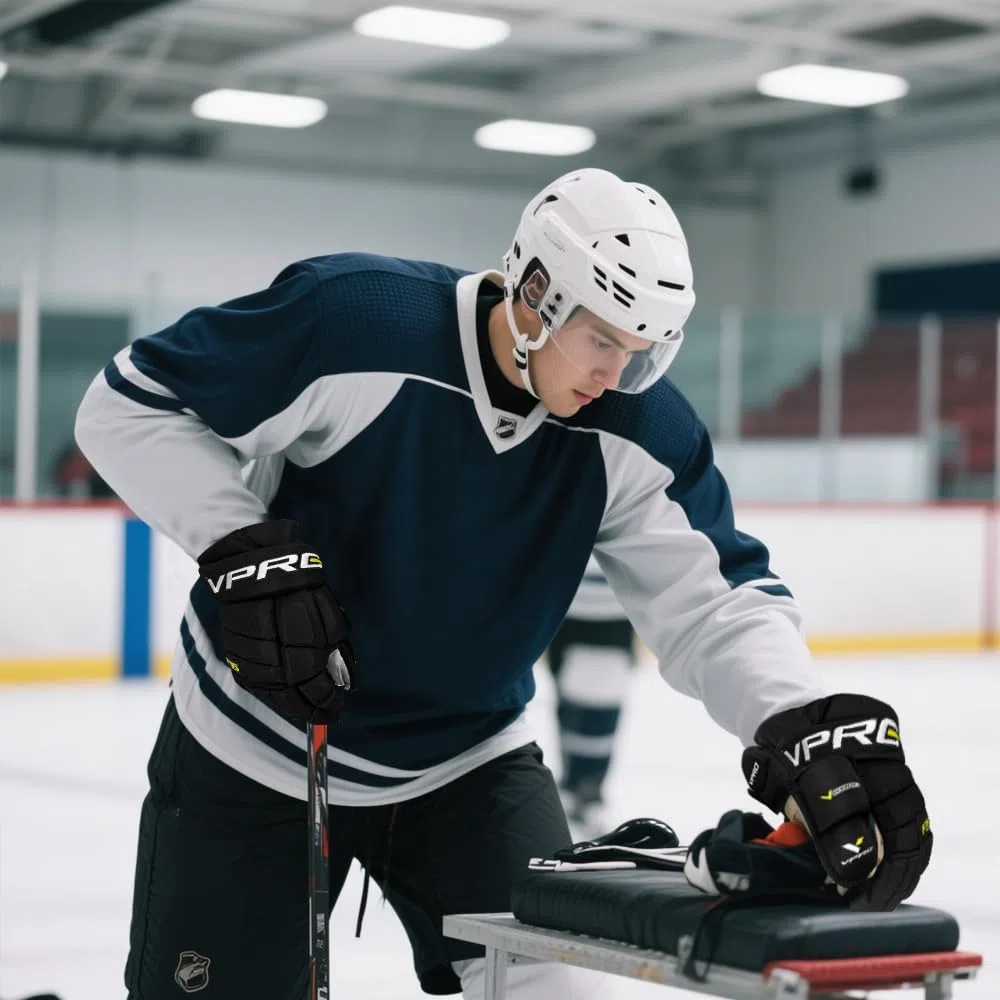 VPRO Un gant de hockey sur la GLACE, des gants de protection pour protéger contre les gants de coupe et la protection contre les gants de coupe sont le meilleur choix pour chaque sportif (F35/10)