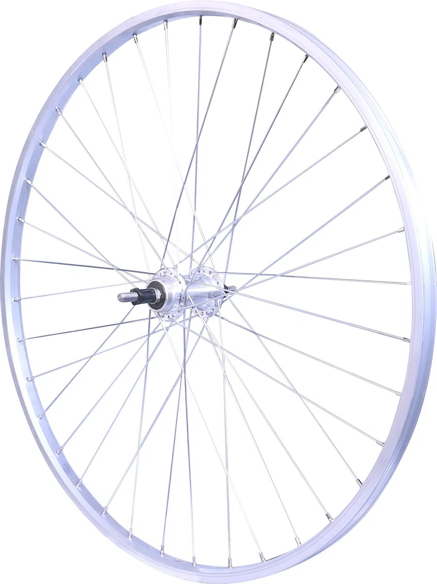 VELOX Roue Arrière Mach1 M110 Argent - 27,5" - Miche Magnum RL 5/6/7V - 27,5", RL 5/6/7V, 36, Roue arrière, Ecrous M10
