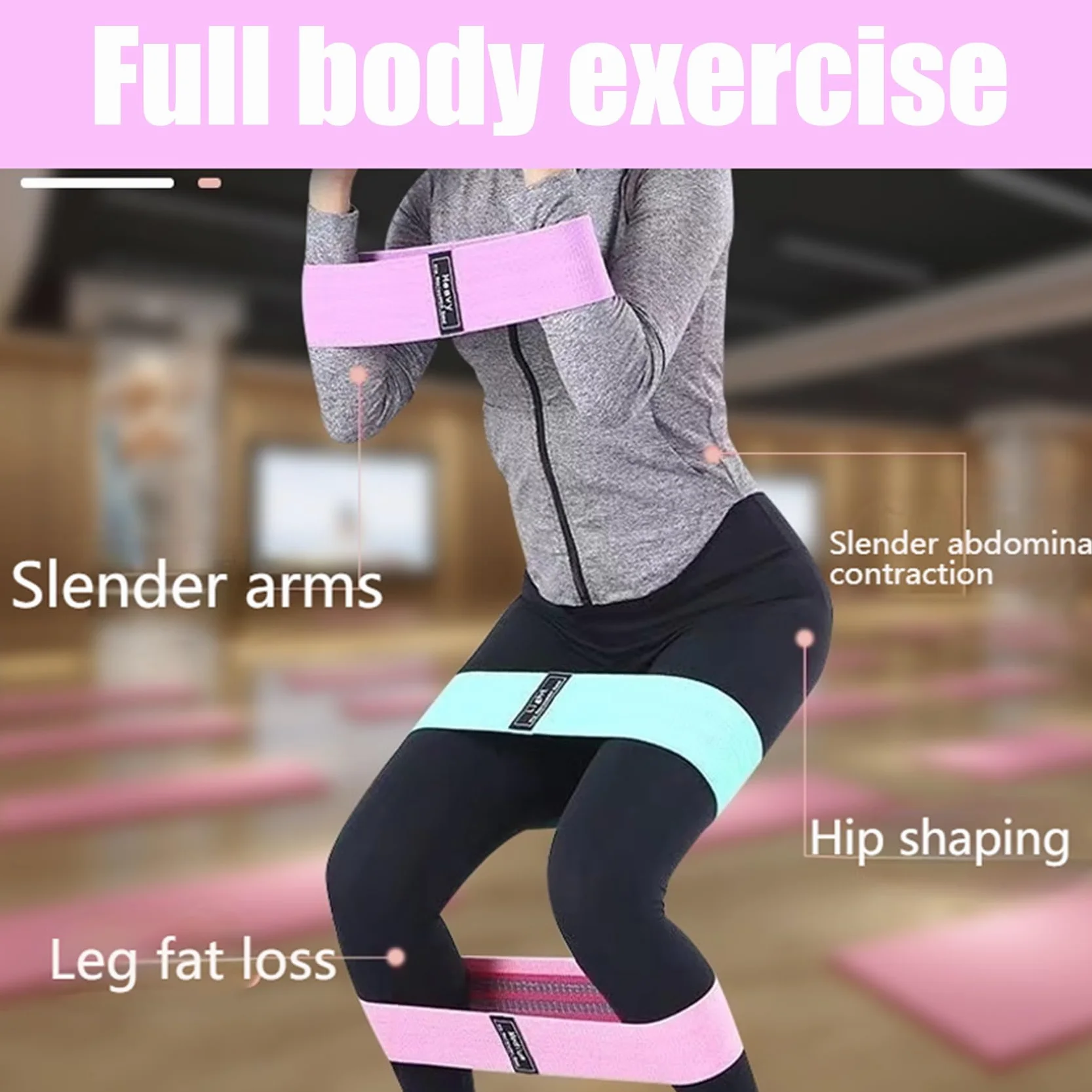 Pilates Essentials Kit for Women, Pilates Equipment, for Home Workouts with Ring and Ball Set, 3pcs Booty Bands, Yoga Bands for Stretching, Fascia Ball, Yoga Socks