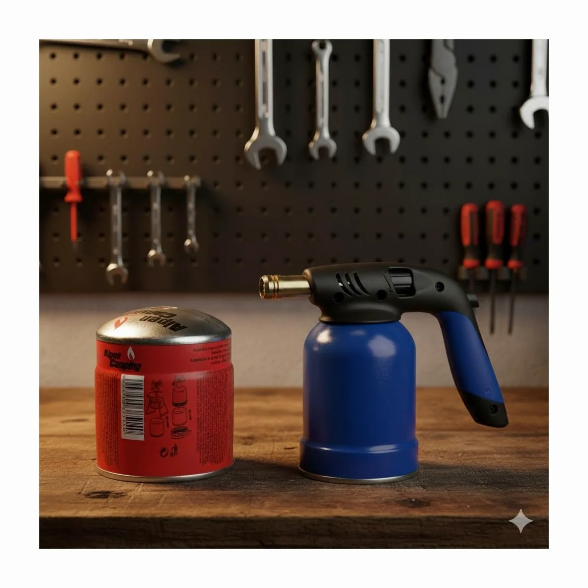ALPEN CAMPING - Pack 18 Cartouches Gaz 190g Butane Propane Mix, Sécurité Stop Gaz Certifiée EN521, Recharge Universelle Perçable Type 200 pour Réchaud, Lampe à Souder & Camping