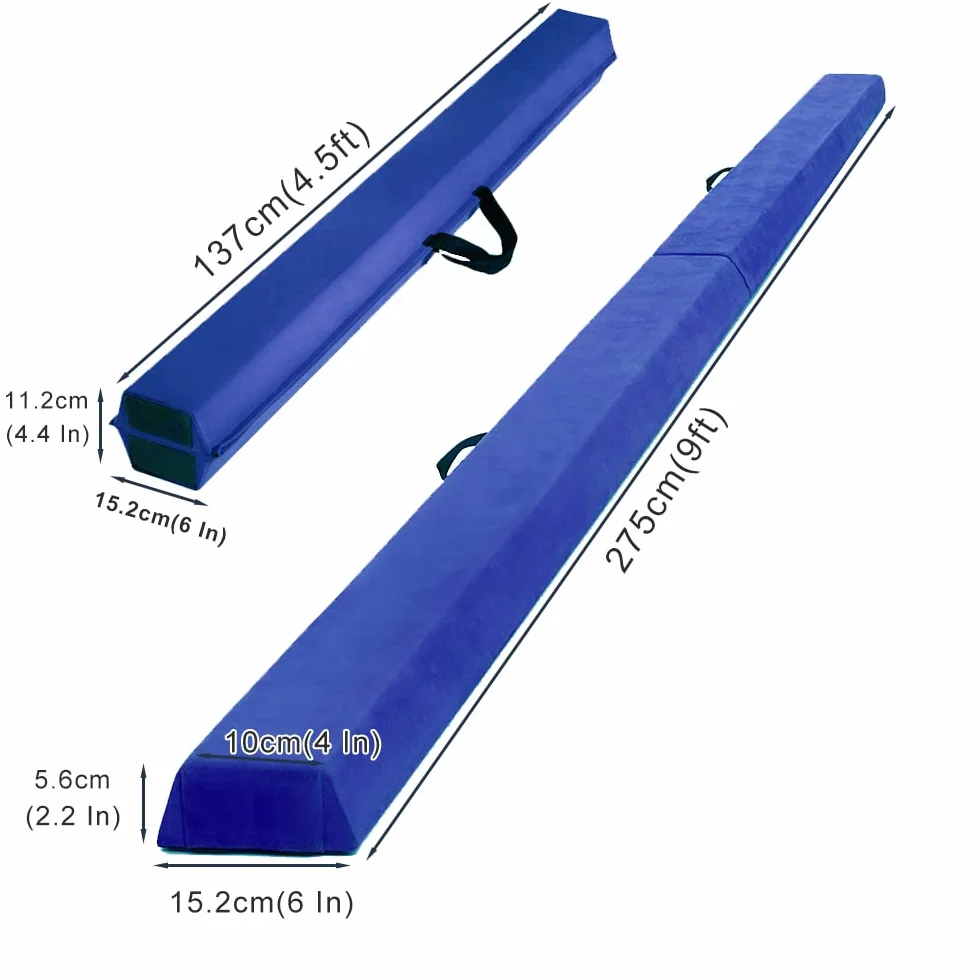 Gymnastique Poutre d'équilibre Pliante Poutre d'équilibre Balance Équipement de Fitness pour Enfants Formation Exercice de Gymnastique