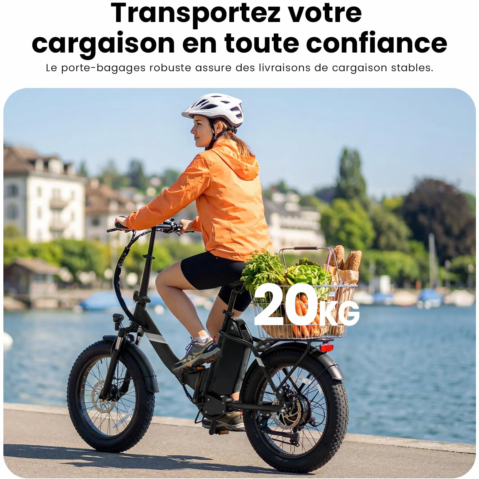 Touroll S3/S3 Pro Vélo Électrique Fat Bike Pliable, Pneus 20"x3.0" Tout Terrain, Grande Autonomie 195KM/ 65KM, 7 Vitesses, VTC E-Bike pour Adulte, Idéal pour Les Longs trajets et Les Voyages