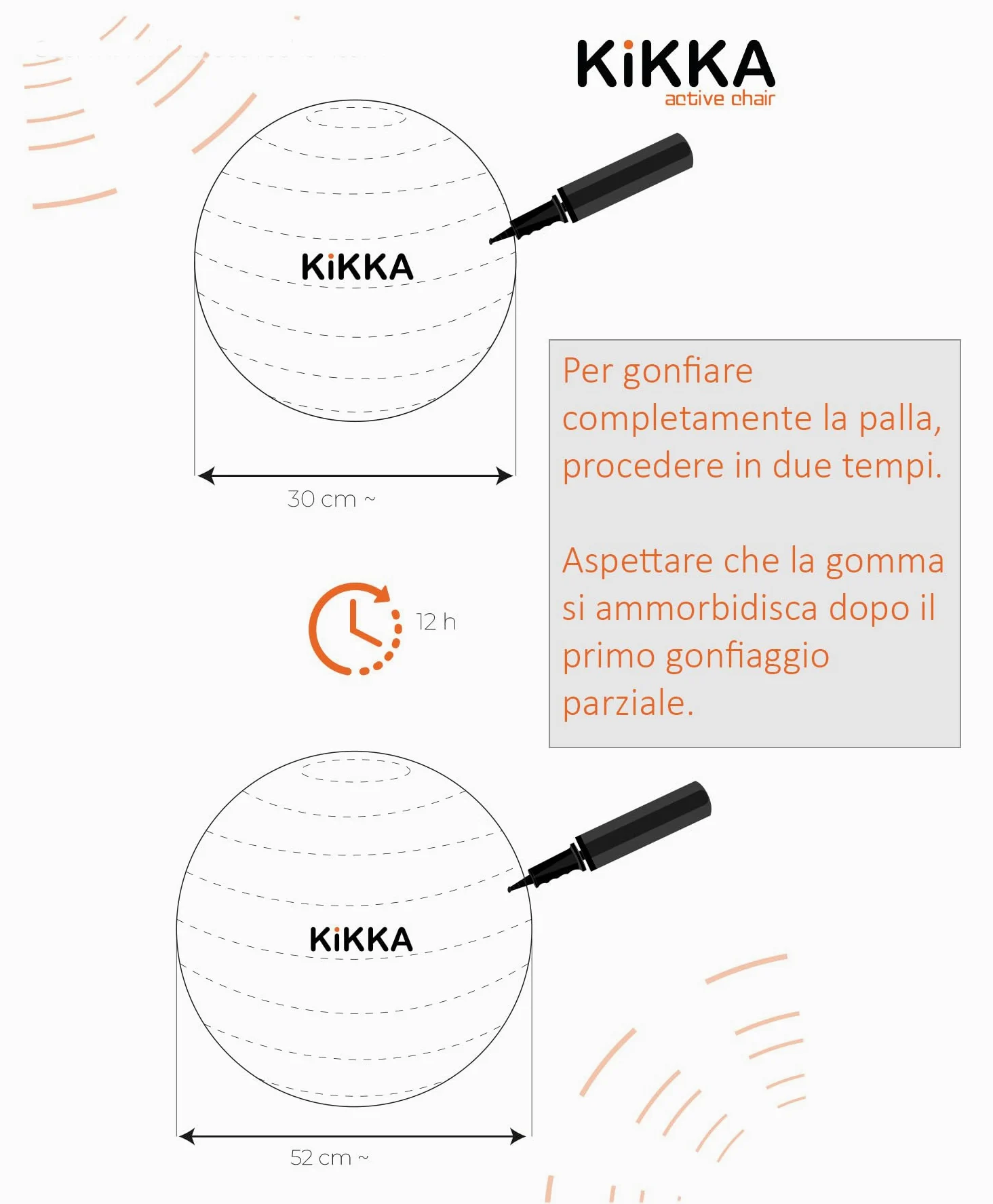 violet - chaise ergonomique avec ballon d'exercise
