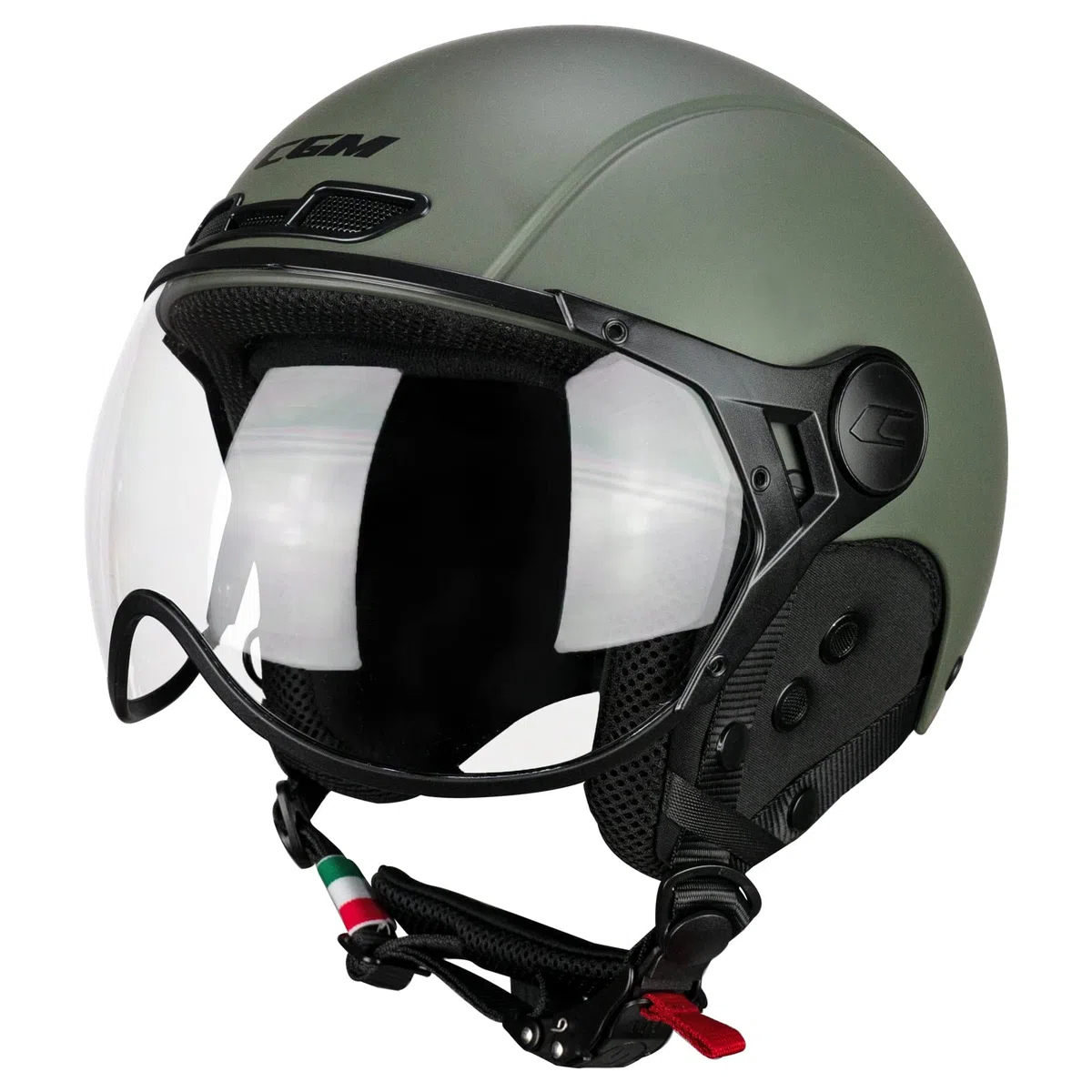 CGM EBI Casque de Ski Unisexe Adulte, Vert Mat, XXL (61 cm)