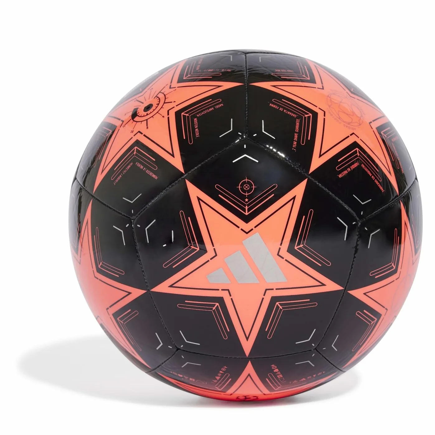 adidas UEFA Champions League Club IX4064 Ballon de Football, Unisexe, Noir, 5 UE