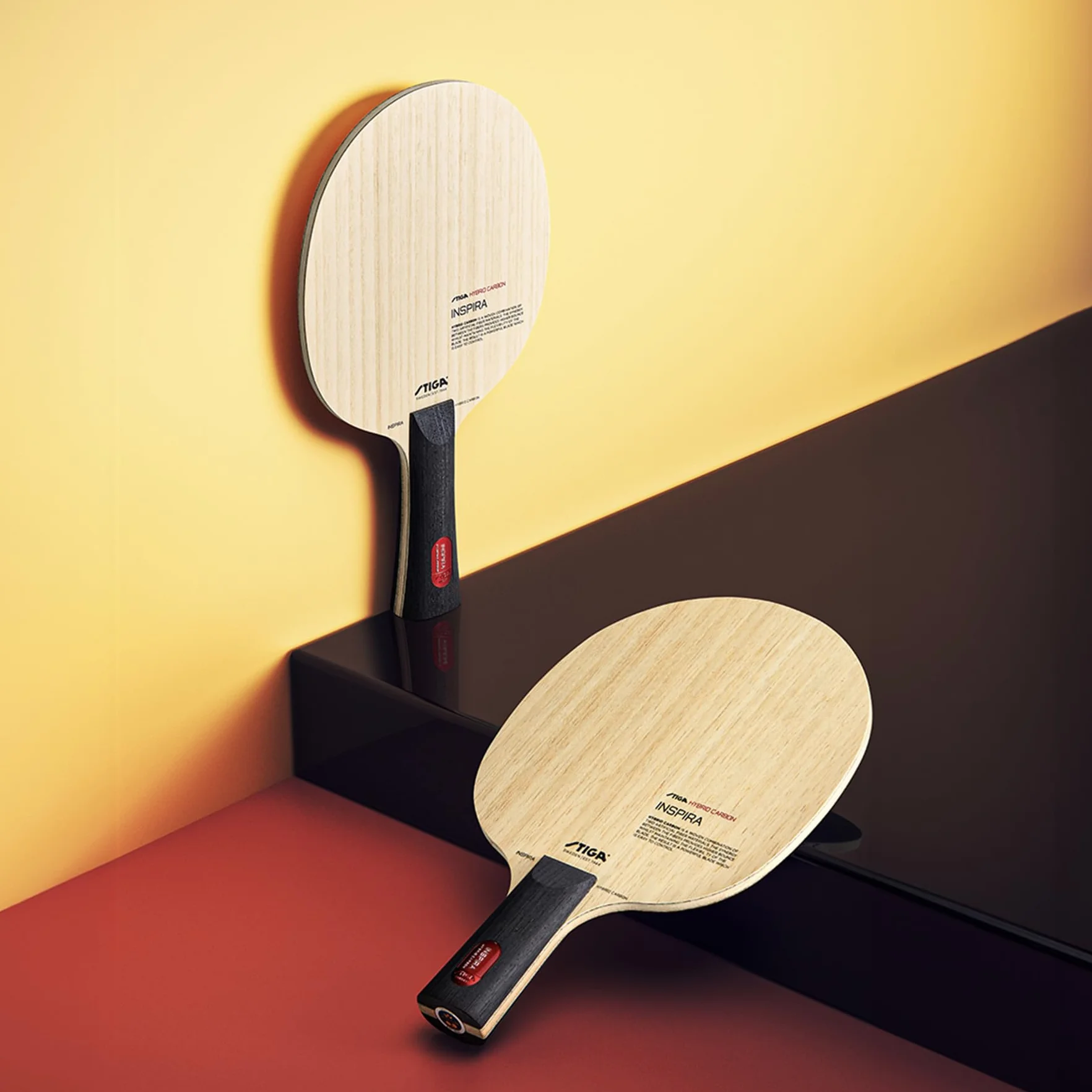 Stiga Inspira Hybrid Carbon Tennis de Table Bois