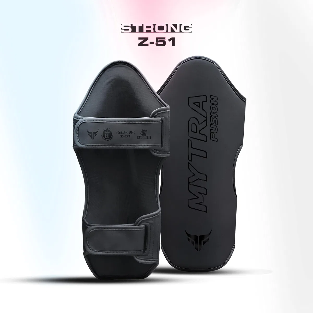 Mytra Fusion Protege Tibia Boxe MMA Protege Tibia Cuir Artificiel Protege Tibia Boxe Muay Thai, Entraînement, Sparring, Kickboxing, Arts Martiaux protège Tibias