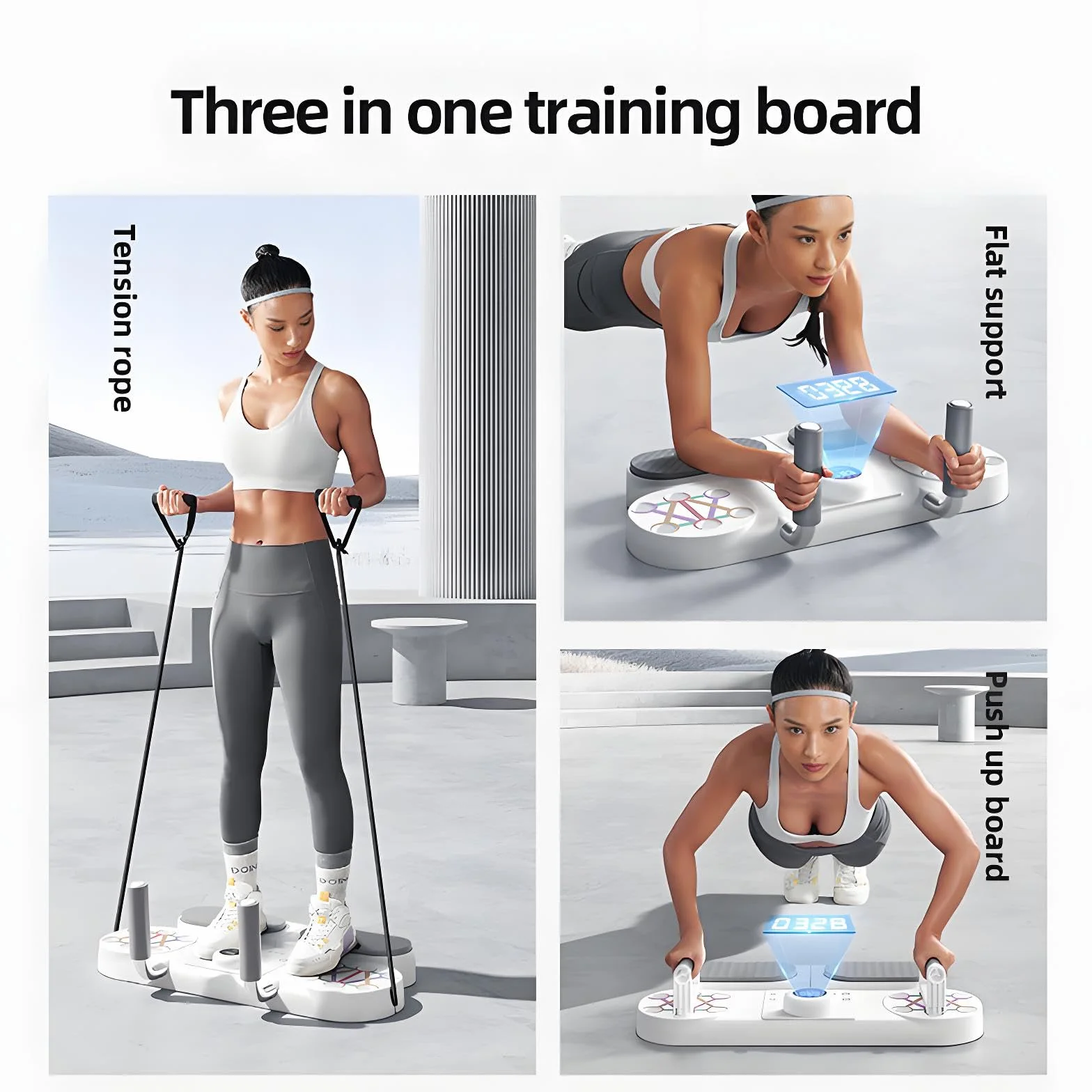 Hogar Pilates Equipment Planche de Pilates 6 en 1 Multifonction pour Fitness à la Maison