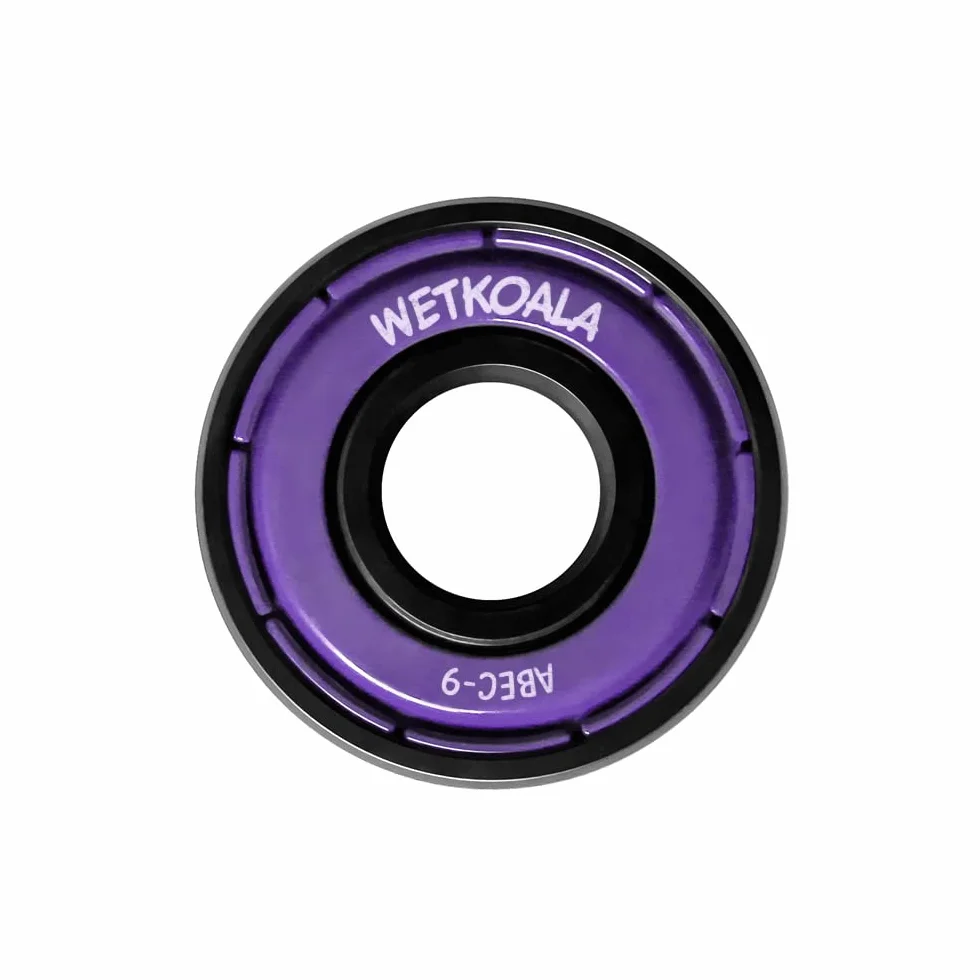 ABEC 9 Roulements à billes Premium (8 pièces) pour skateboards, rollers, longboards, waveboards, patins à roulettes, etc. | Taille unique 608 ZZ