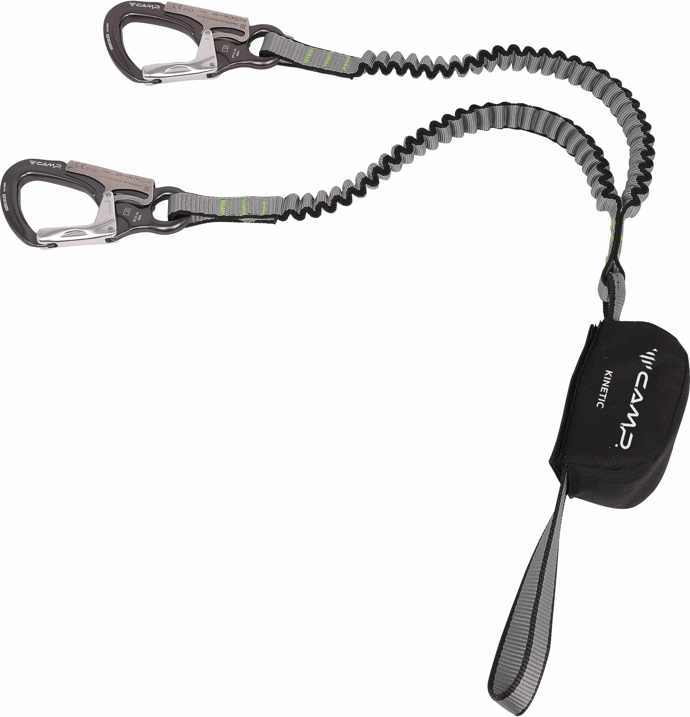 C.A.M.P. Set Ferrata Kinetic Rewind Gris Noir Taille Unique