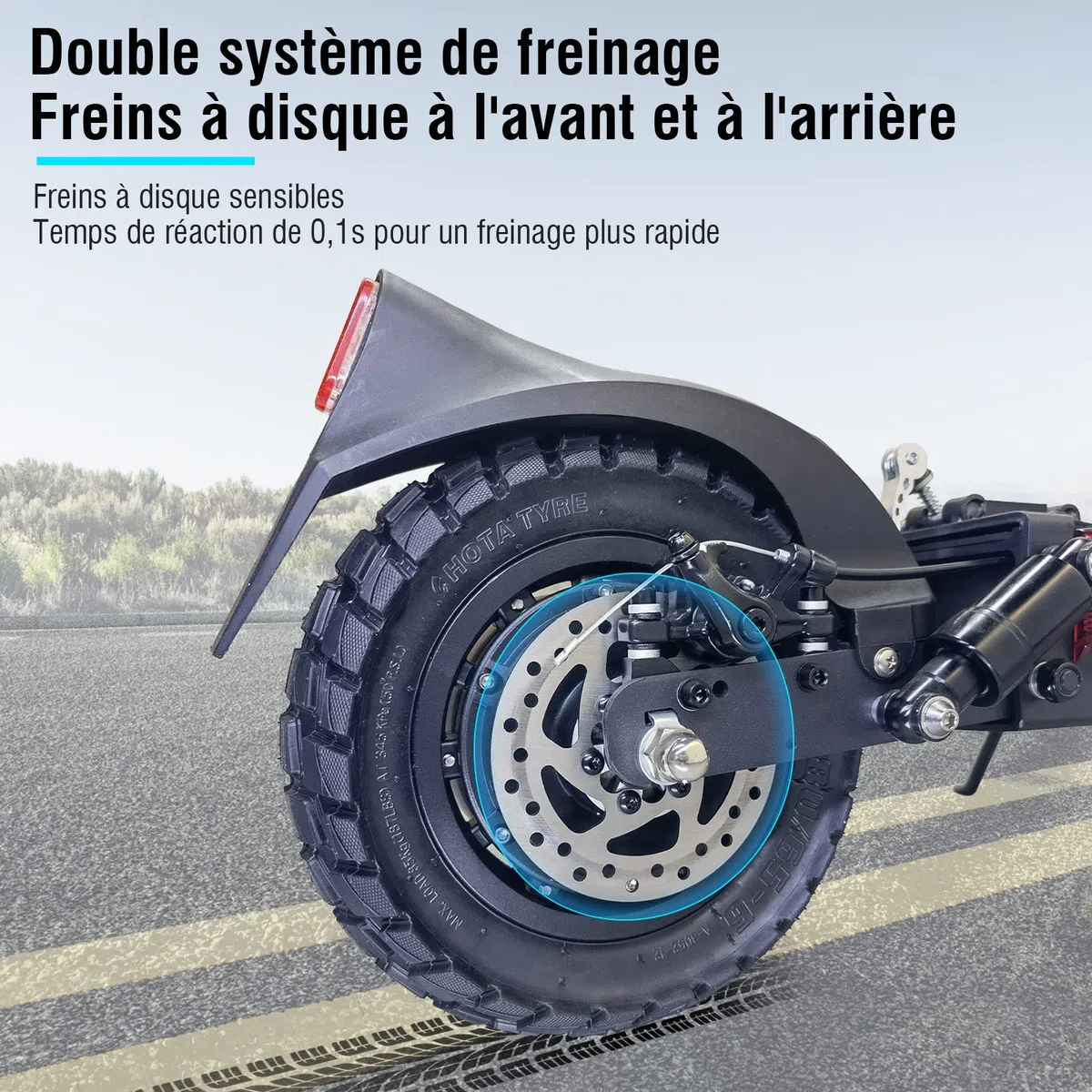 JOYOR Trottinette Electrique Adulte,S/Y Serie Autonomie 55-75KM Batterie 48V 13/18Ah Moteur 500W/600W Trotinette Electrique Puissante Tout Terrain Ultra Legere Double Suspension