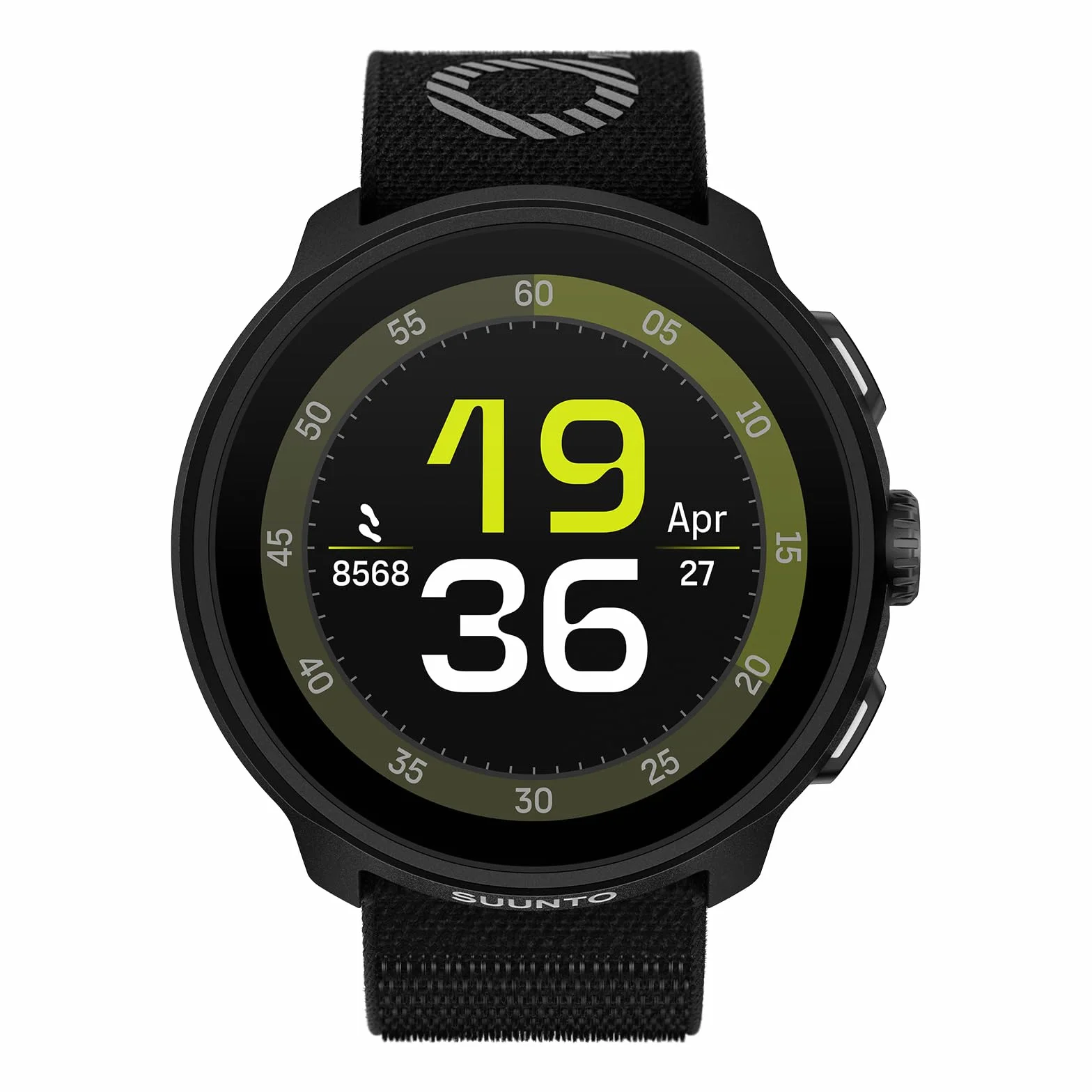 SUUNTO Run Montre de Running Femme Homme, 1,32" Écran Tactile AMOLED, Multisports, Tracker d'Activités, GPS Bi-Band, Suivi Fréquence Cardiaque/Sommeil, Course à Pied, 12 Jours d'Autonomie, Musique