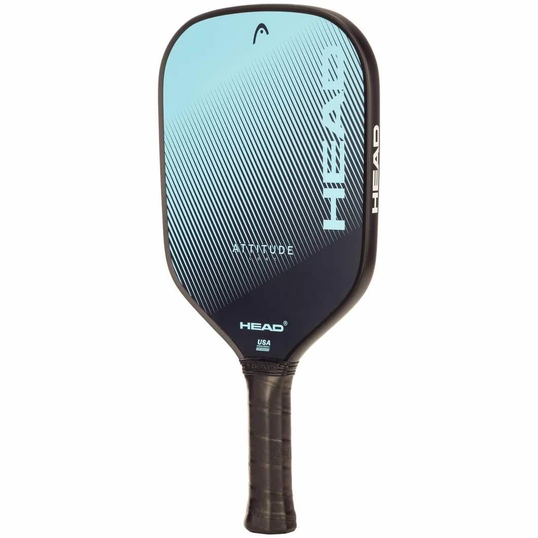 HEAD Attitude Core Pickleball Paddle, Bleu/Noir