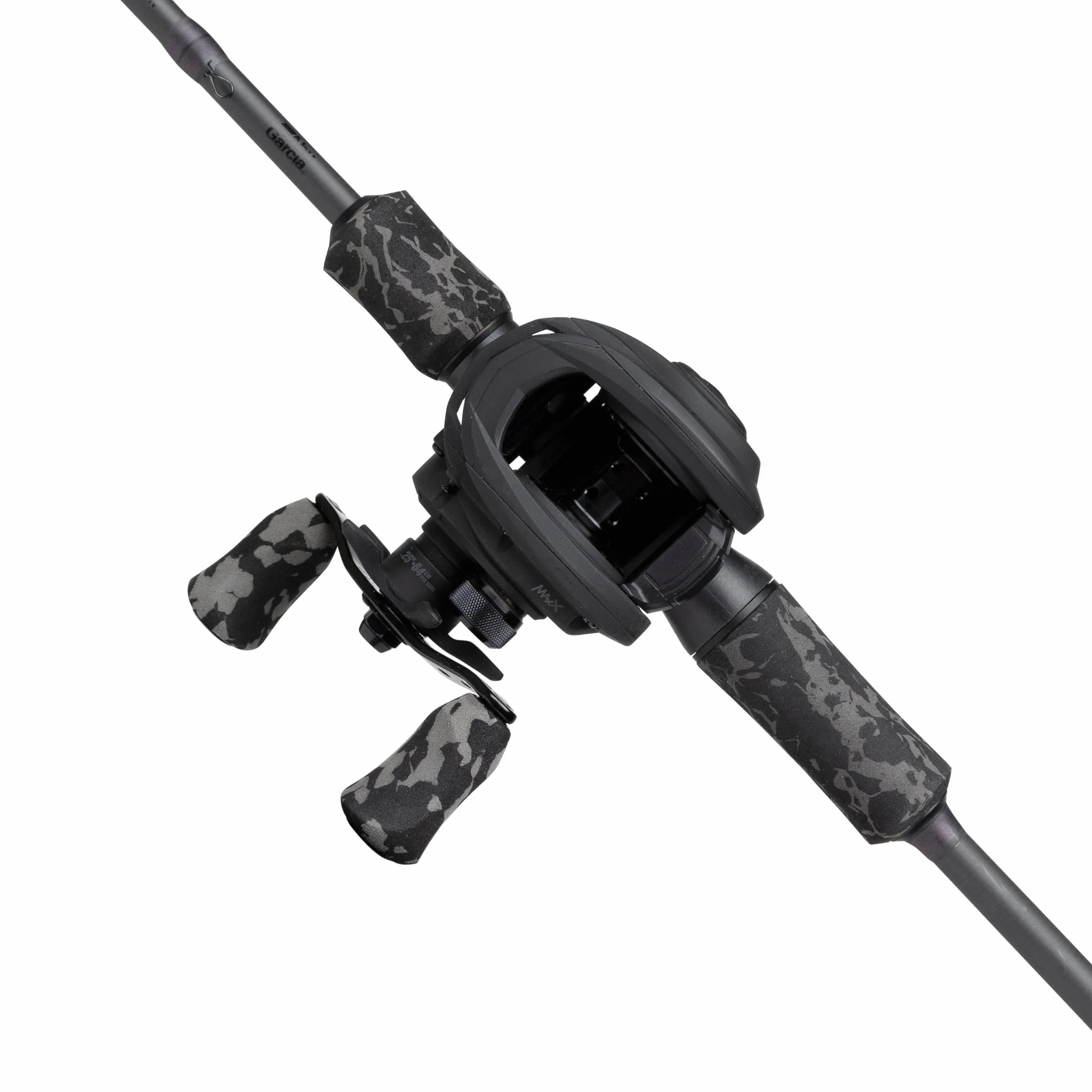 Abu Garcia MAX X Black Ops Canne à pêche au lancer et moulinet 1.98m 10-40g Baitcasting Combo Brochet Perche Sandre Noir