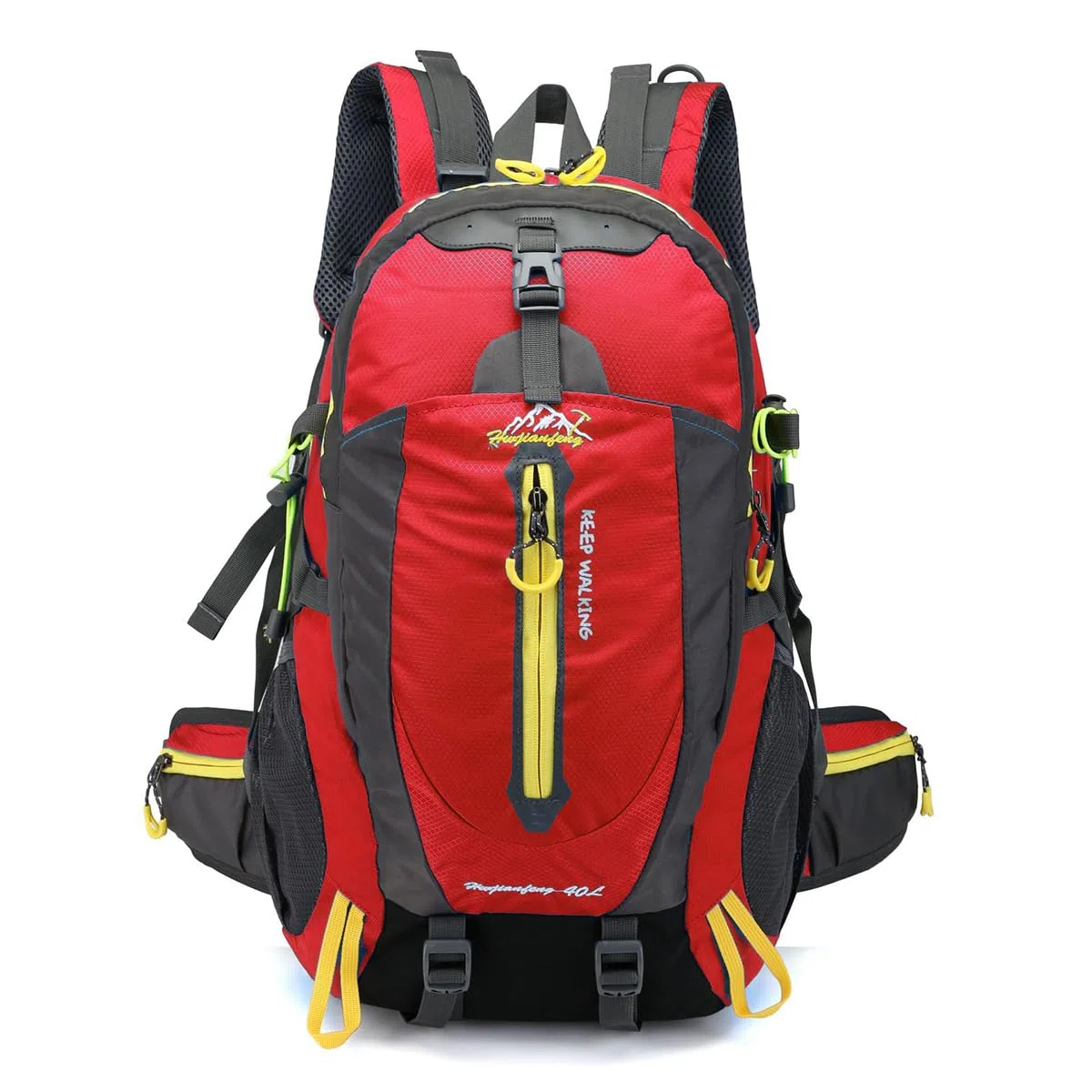 Sac Randonnée 40L,Sac de Randonnée Hommes Femmes Imperméable avec Bretelles Ajustables pour Randonnée,Camping,Trekking