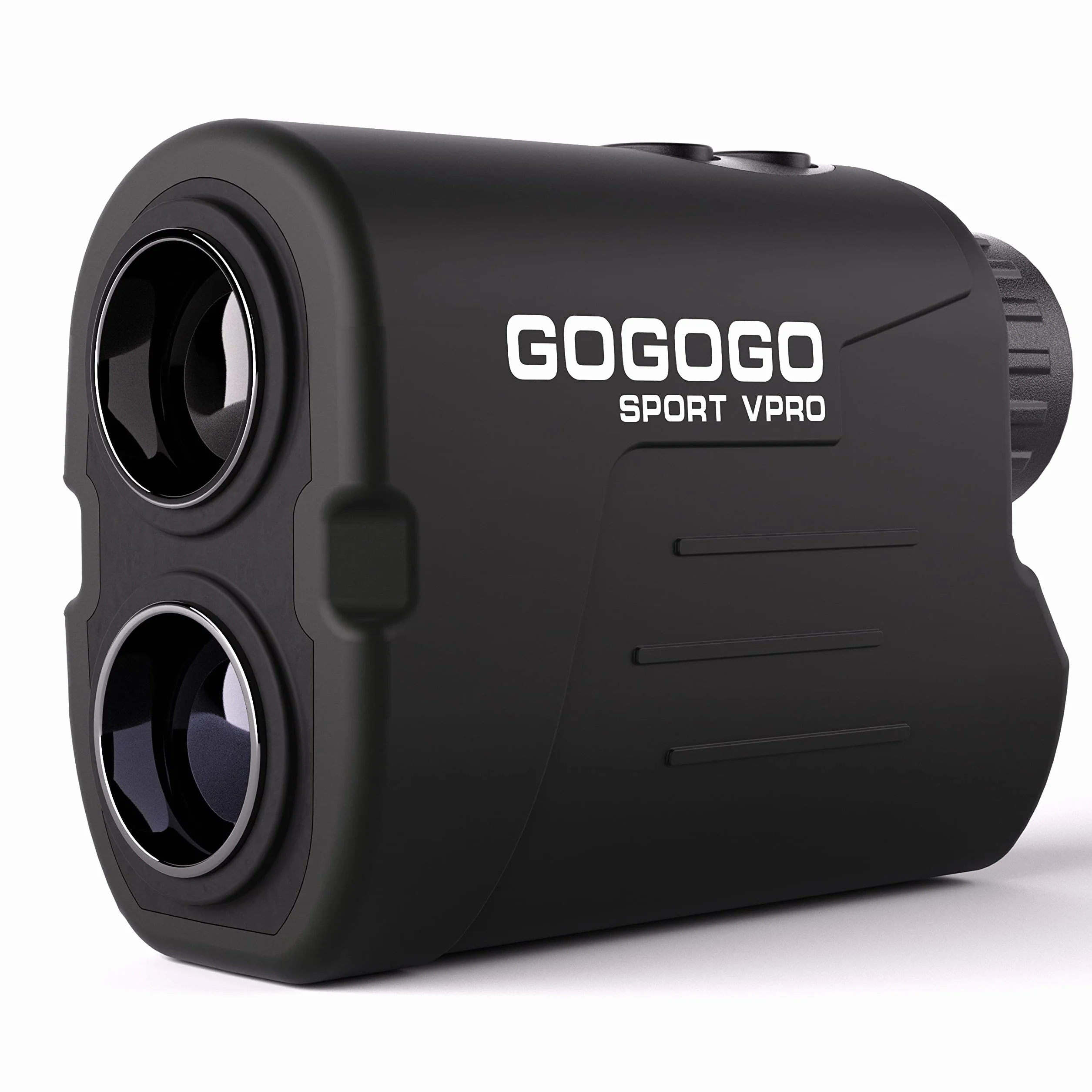 Gogogo Sport Vpro Télémètre Golf/Chasse 600/1100 Mètres avec Affichage Rouge Adaptatif, Verrouillage du Drapeau, Vibration