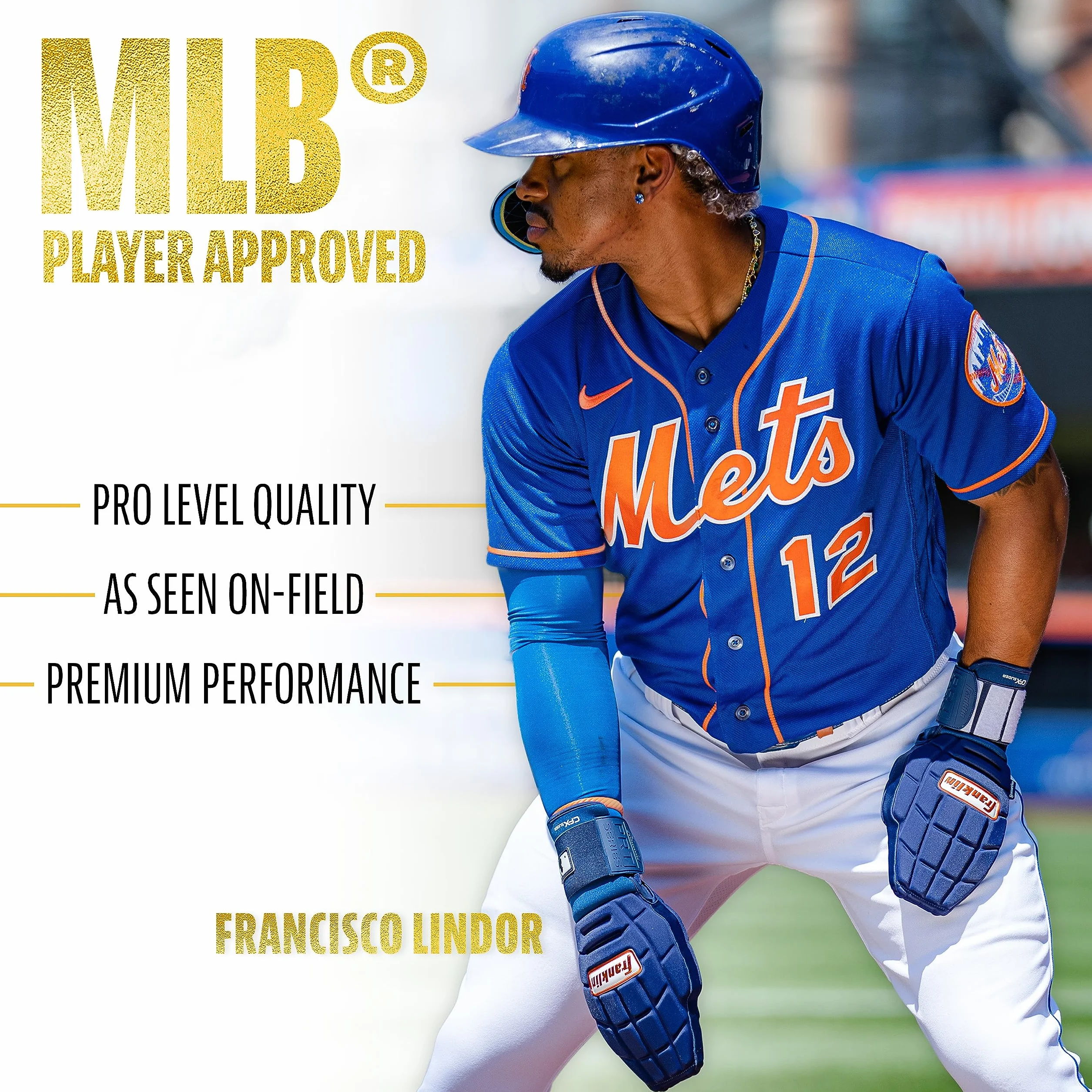 Franklin Sports Cfx Prt Adult Protective Baserunning Sliding Glove Gants de Protection Unisexe