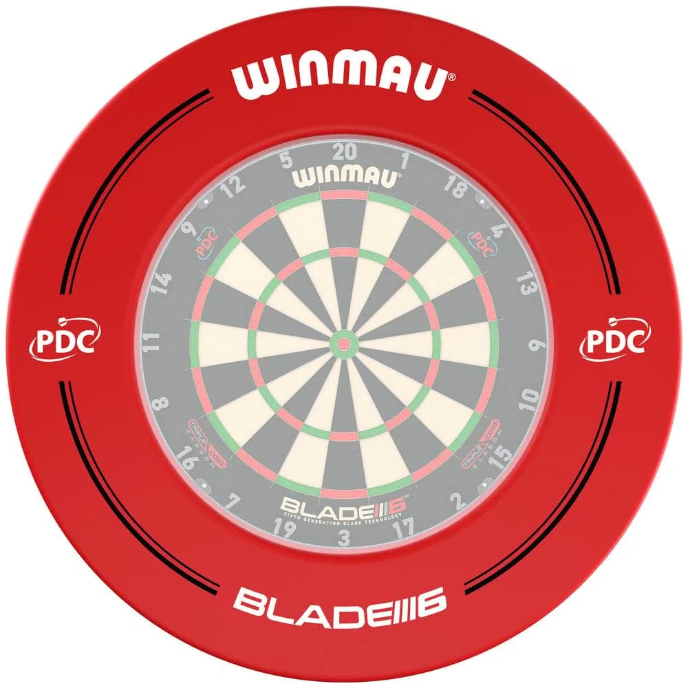 WINMAU PDC Protection Murale pour Cible de fléchettes – Panneau arrière Durable pour fléchettes – Accessoire de fléchettes Professionnel pour débutants et Joueurs Professionnels, Plusieurs Designs et