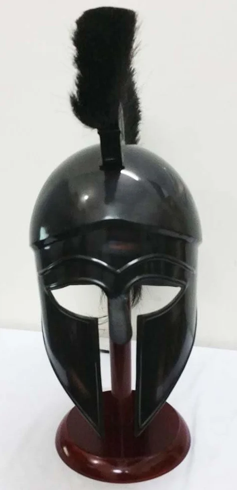 Casque grec corinthien Thorinstruments réplique Spartiate médiéval avec support