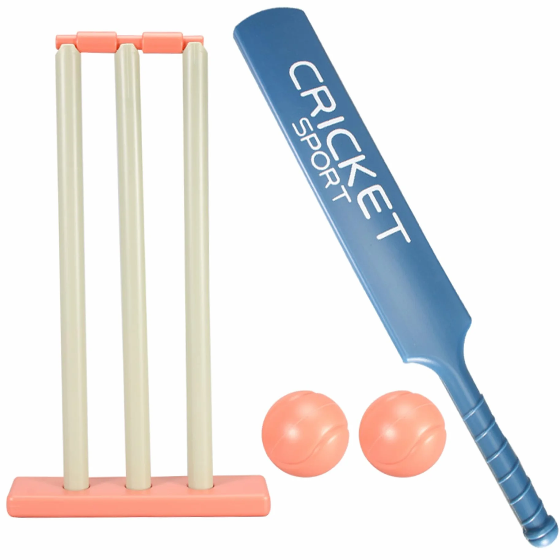 Yeory Ensemble de Cricket pour Enfants, kit de Cricket avec Batte d'abs, Ensemble d'arrière-Cour, Jeu 'Interaction Enfant pour Jardin