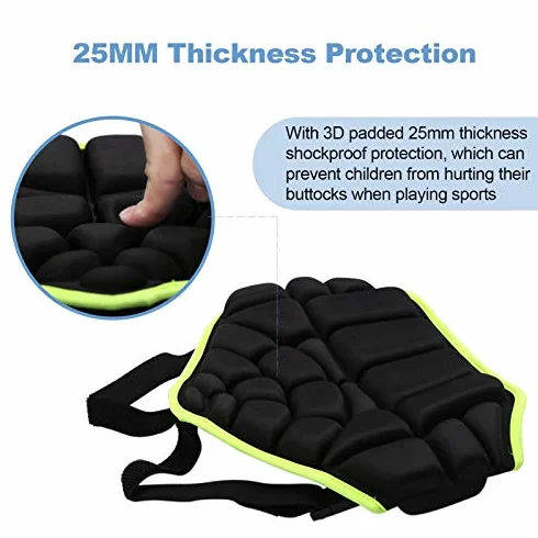 Short Protection Hanches Fesses Coccyx Enfant 3D Équipement Sécurité Ski Skate