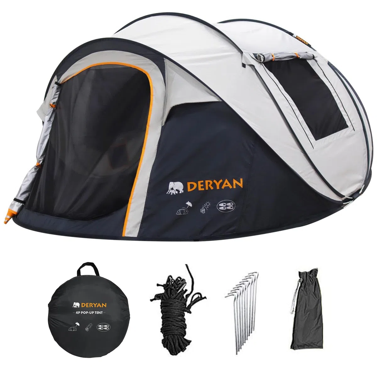 Deryan Tente Pop-up pour 4 Personnes
