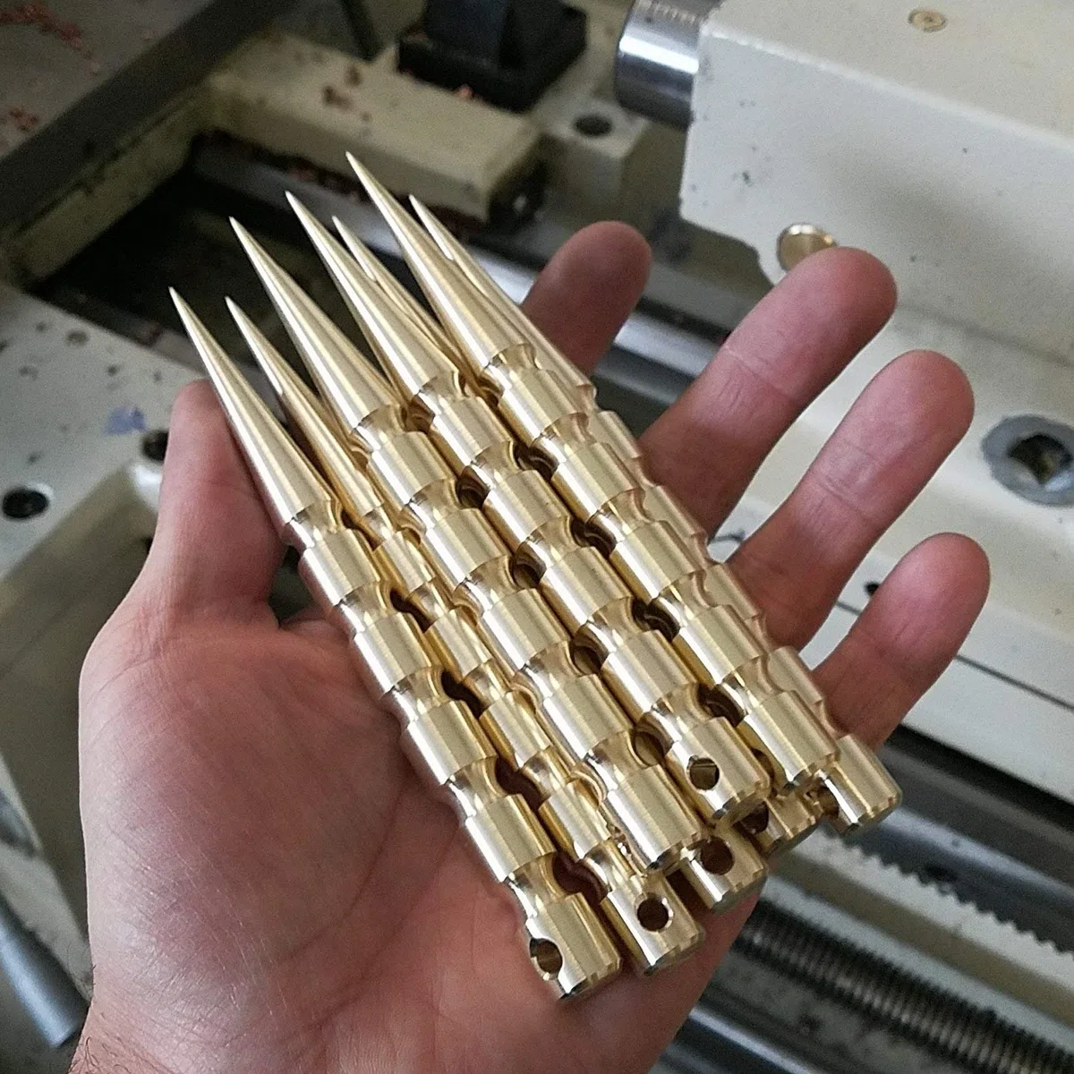 MARLIN SPIKE FID - BRASS - KNOTTING TOOL - HAND MACHINED IN THE USA