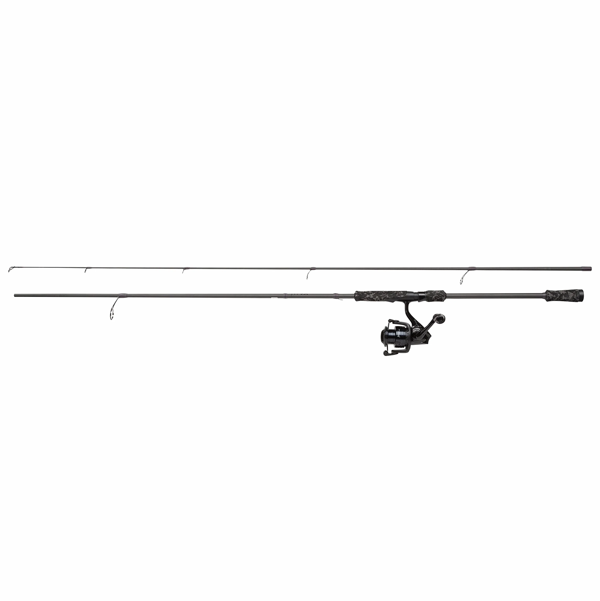 Abu Garcia Max X Black OPS Spinning Combo | Canne à pêche et Moulinet légers pour l'achigan, Le brochet et la Truite en Eau Douce | Durable | Moulinet à Tambour pour Les pêcheurs | Plusieurs Tailles