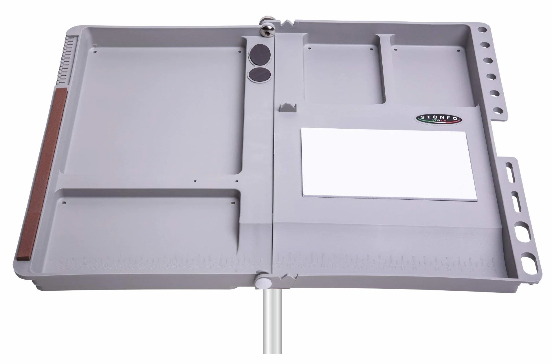 Stonfo - Plateau porte-appâts Gris pour Camion - Claxon de Camion en Plastique 105 dB