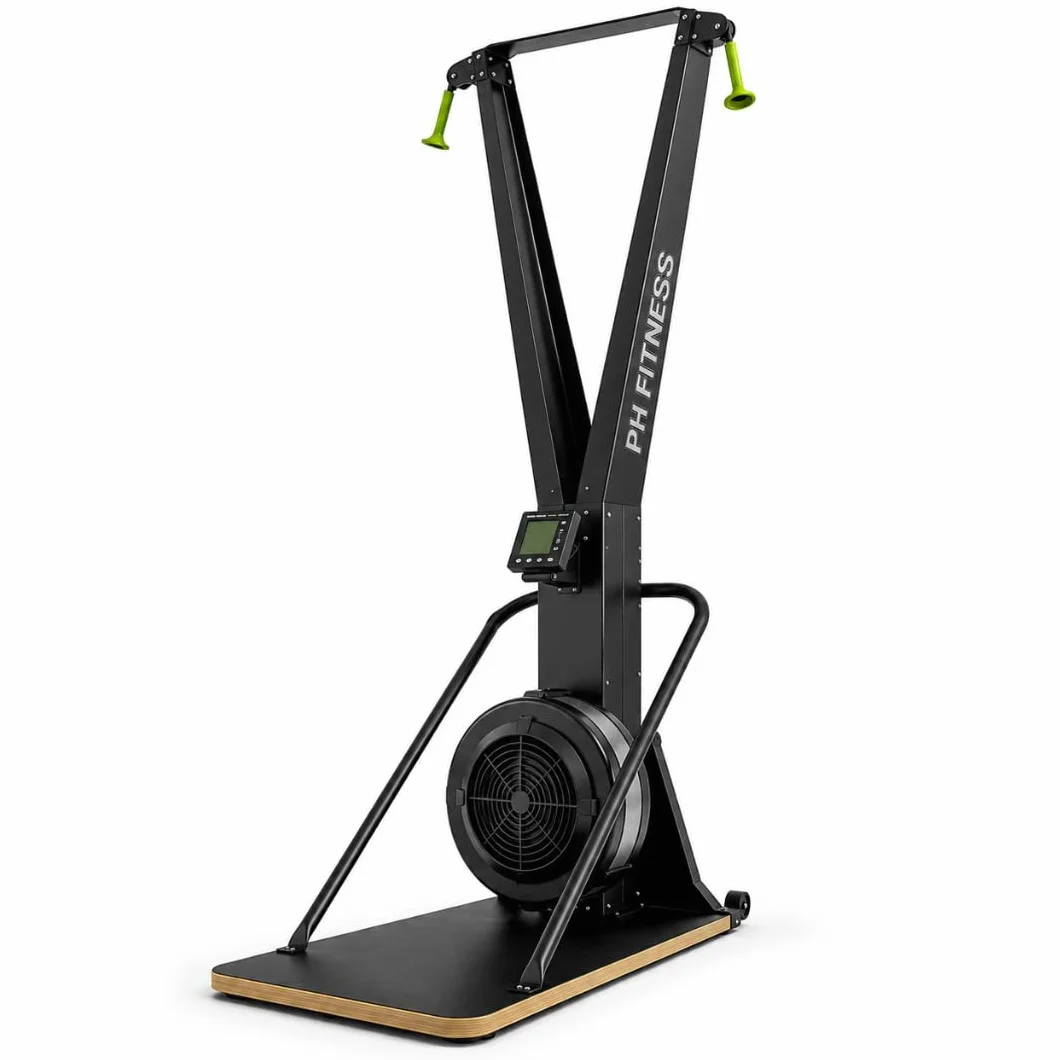 PH Fitness Ski Machine: Advanced Air Resistance Full Body Trainer | Crossfit Compact & HIIT SkiErg pour la Maison | Intensité réglable, Plaque de Base Durable & Design Ergonomique | Max 130kg