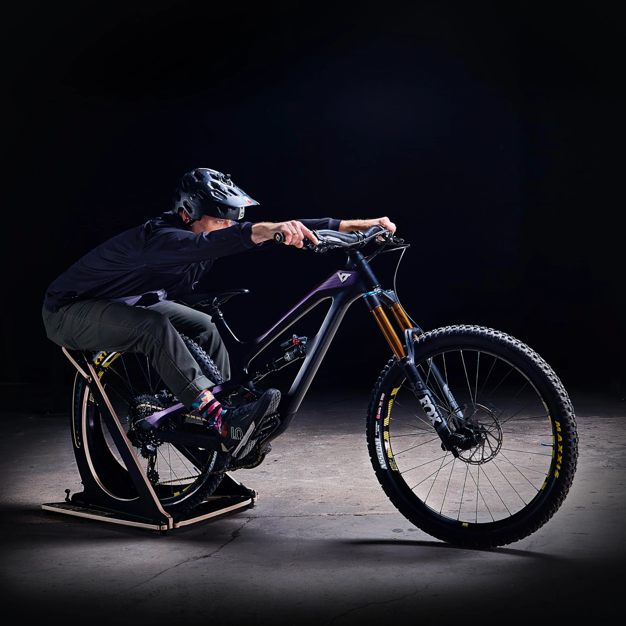 MTB Hopper Machine d'équilibre Manuelle pour VTT - Entraîneur d'équilibre Manuel avec Nez de Roue arrière - Béquille de vélo d'intérieur