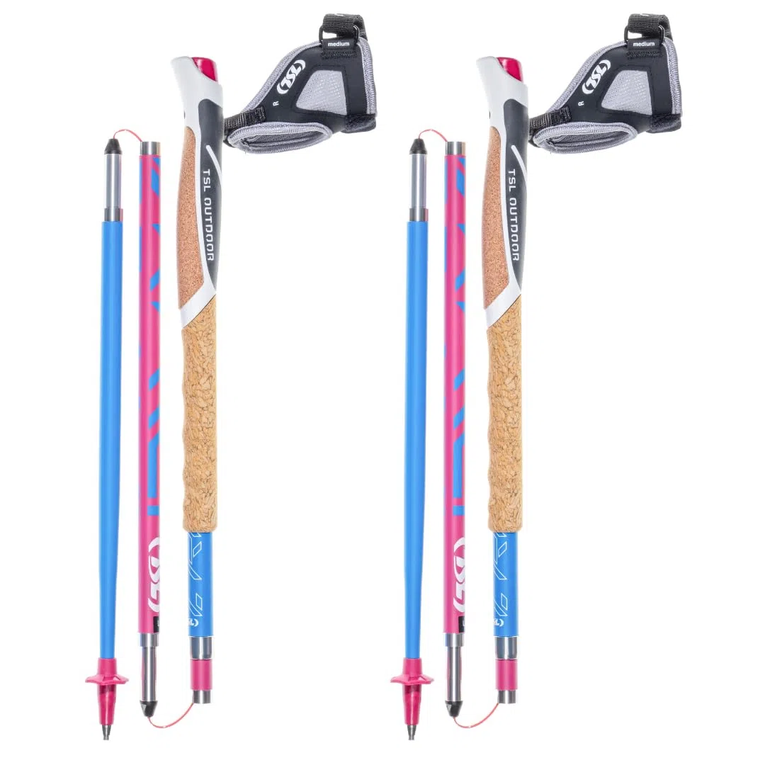 TSL Trail Carbon 4 Cork Cross Flamingo-125 cm