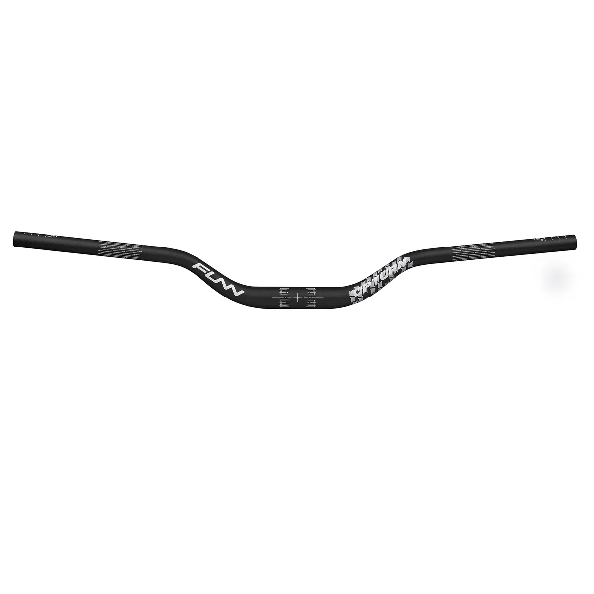Funn Upturn Guidon de VTT à haute élévation avec collier de serrage de 31,8 mm et largeur de 785 mm, guidon en alliage léger et durable pour vélo MTB et BMX, élévation de 55 mm (Noir)