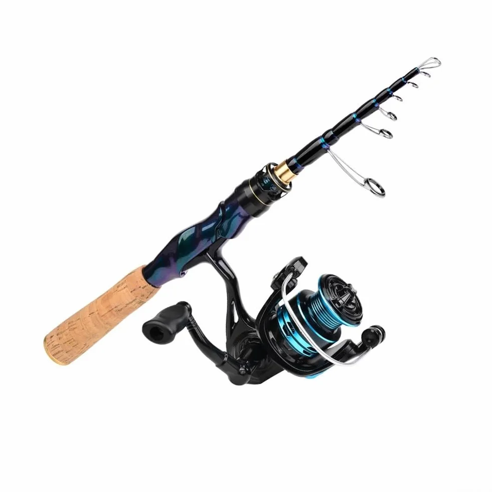 NexRen Moulinet de canne à pêche pour canne à pêche télescopique pour bateau de mer Surf Casting