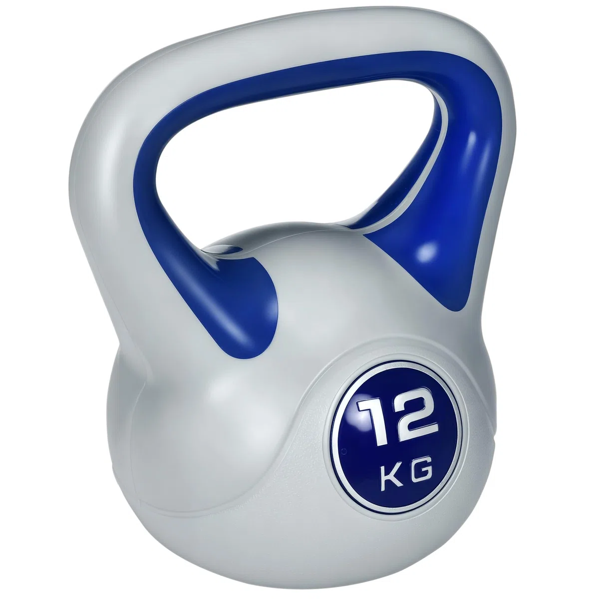 SPORTNOW Kettlebell 8/10/12/14/16 kg, Haltère avec Poignée Ergonomique, Haltère à Boule, Musculation, Entraînement, pour Fitness, Gym