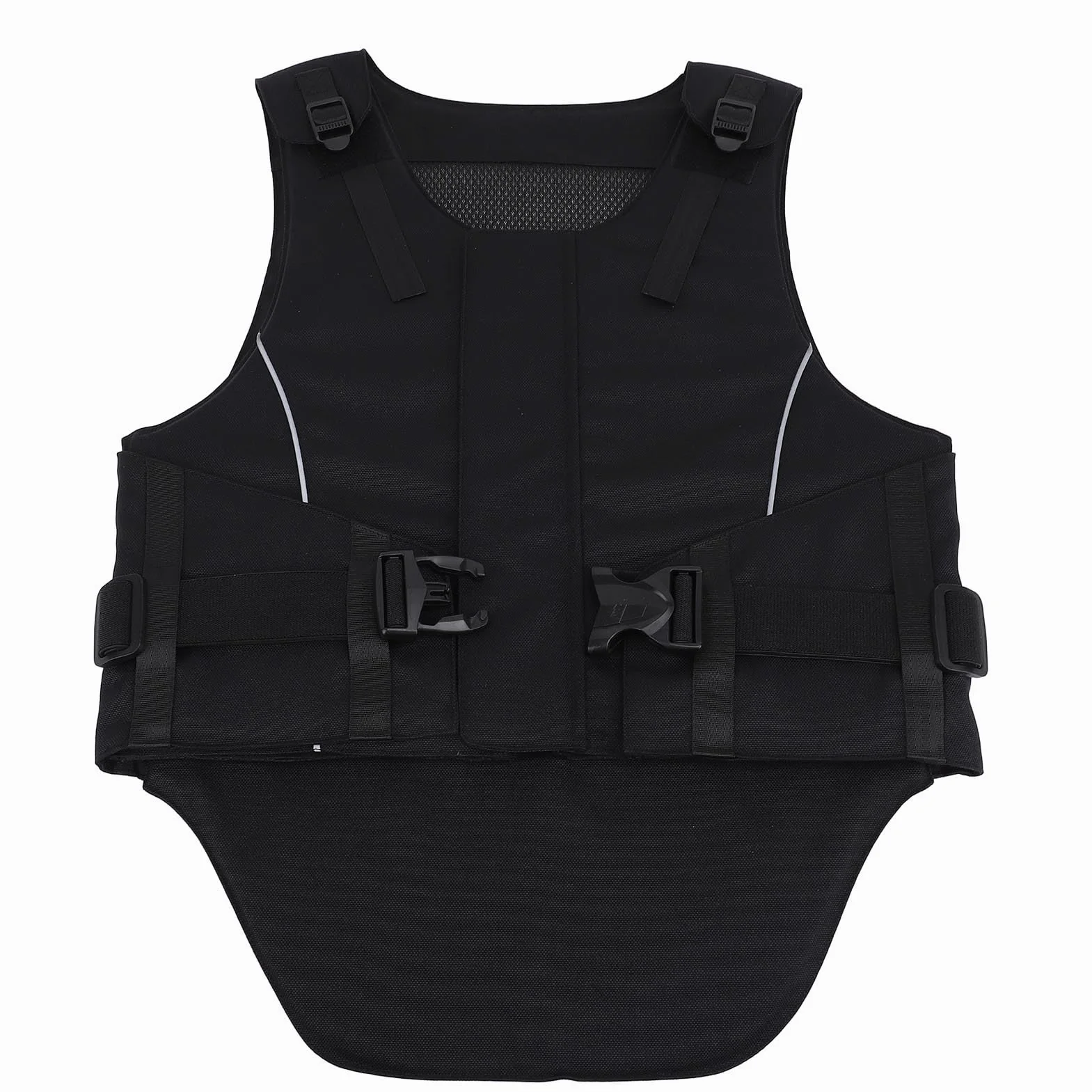 Tbest Gilet équestre rembourré en mousse de sécurité absorbant les chocs pour l'équitation, les courses en plein air