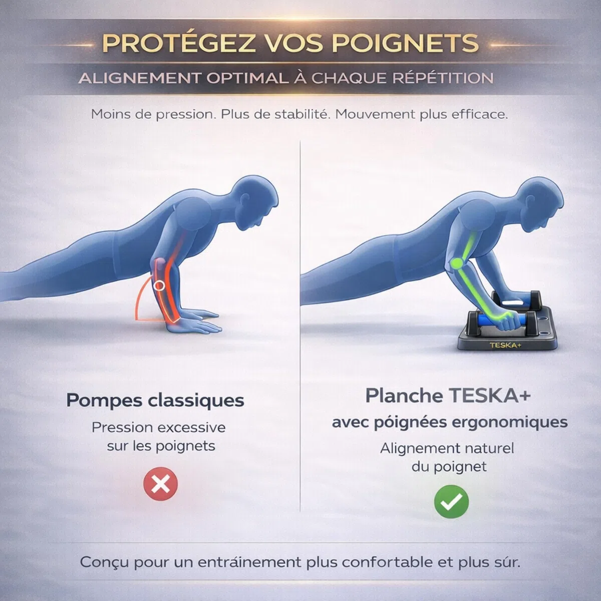 TESKA+ Planche À Pompes 22 En 1 Push Up Board Programme Musculation 10 Semaines En Français Renforcement Musculaire Maison Poignées Antidérapantes Sport Tous Niveaux