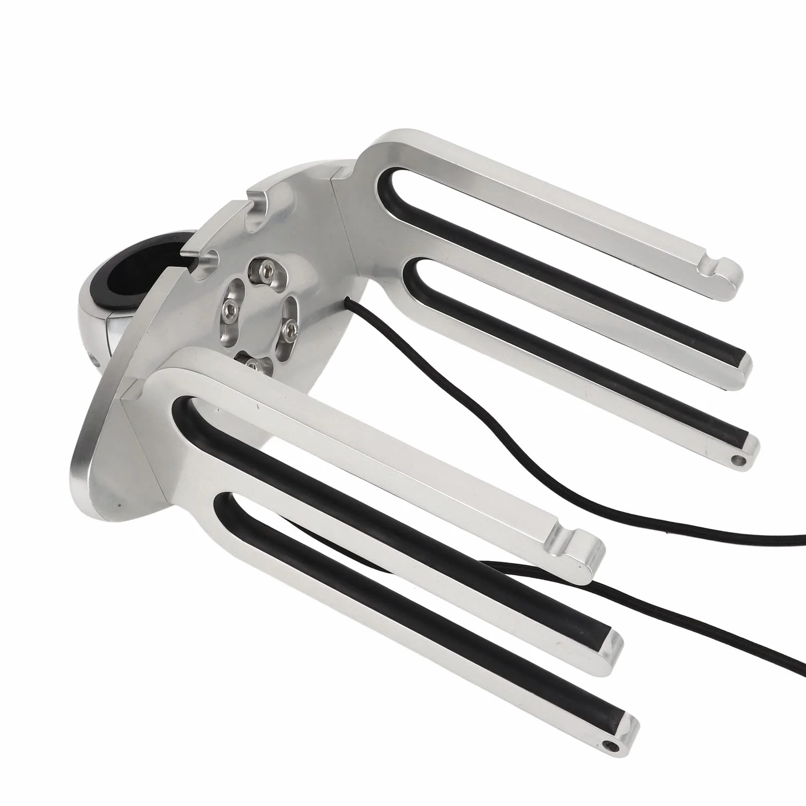 Wakeboard Rack 6061 Aviation Grade Aluminium Wakeboard Tower Rack Support de Support de Wakeboard à Angle Réglable en Alliage D'aluminium Poli pour Tube de Serrage 1,89 pouces